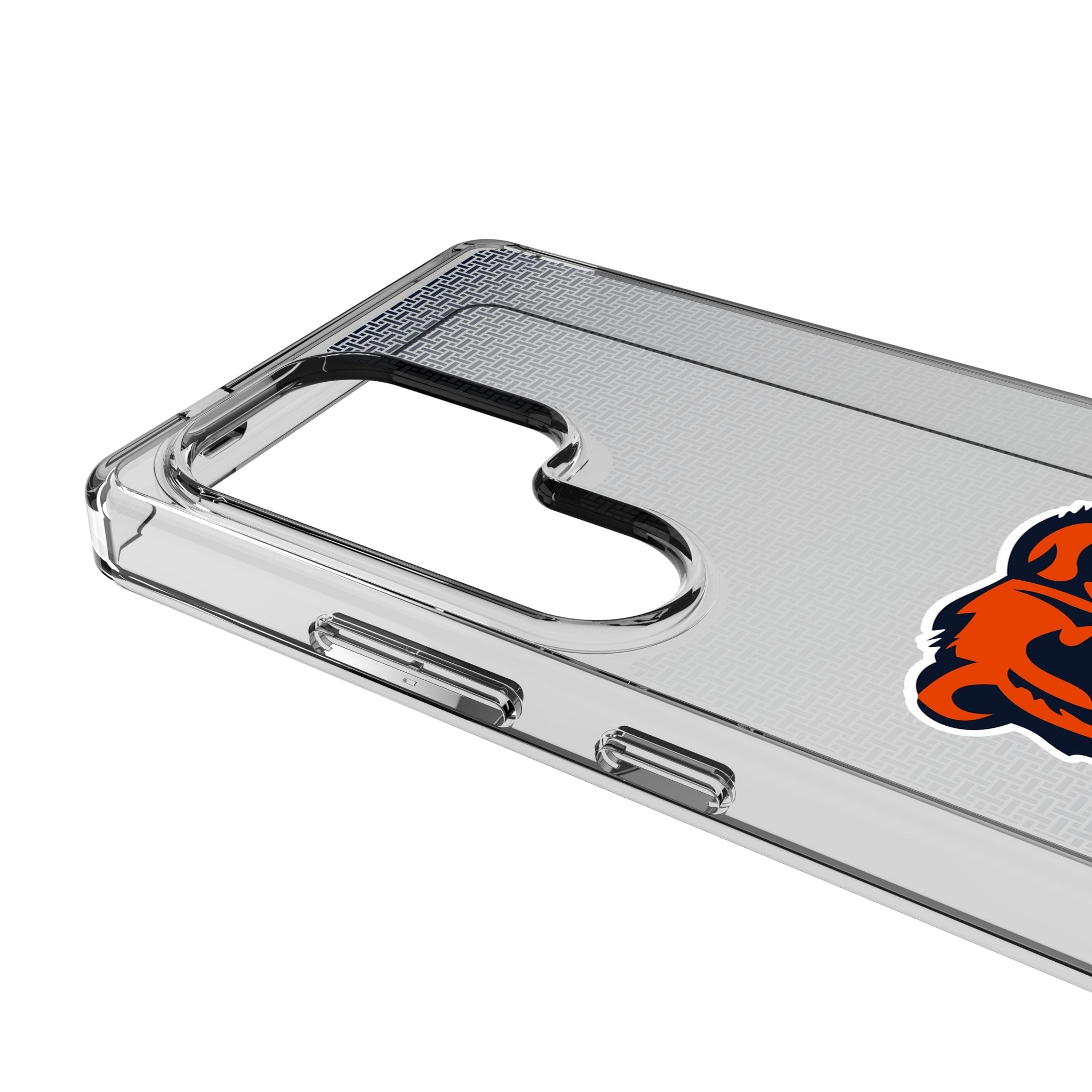 Chicago Bears Linen Clear Phone Case for Samsung Galaxy 3