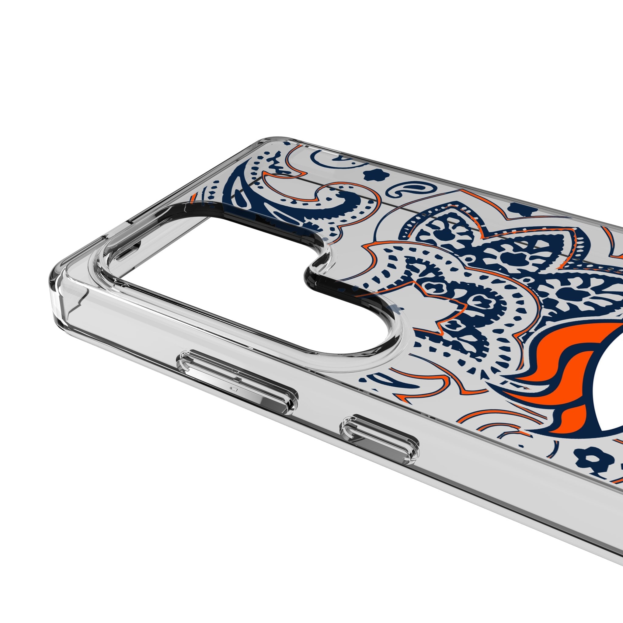 Denver Broncos Paisley Clear Phone Case for Samsung Galaxy 3