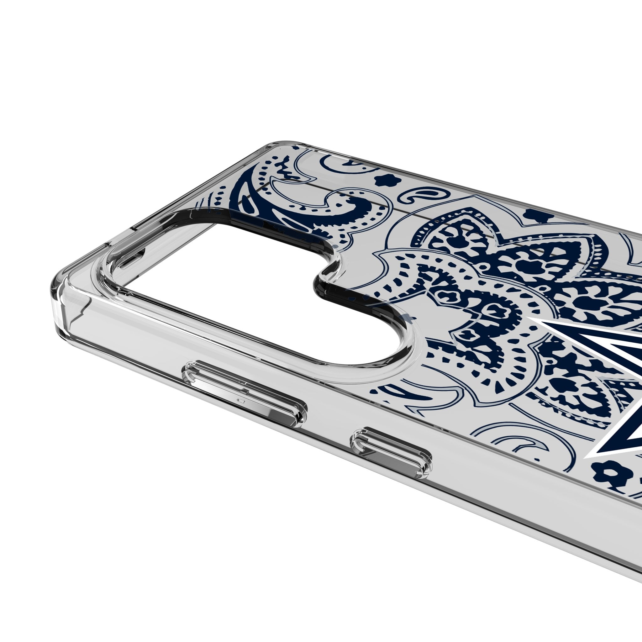 Dallas Cowboys Paisley Clear Phone Case for Samsung Galaxy 3