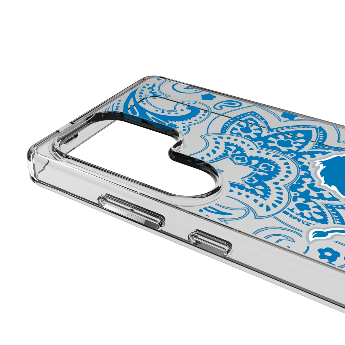 Detroit Lions Paisley Clear Phone Case for Samsung Galaxy 3