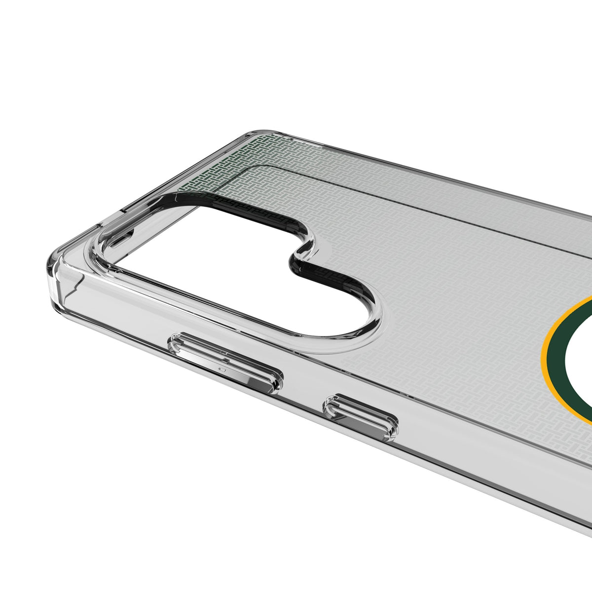 Green Bay Packers Linen Clear Phone Case for Samsung Galaxy 3