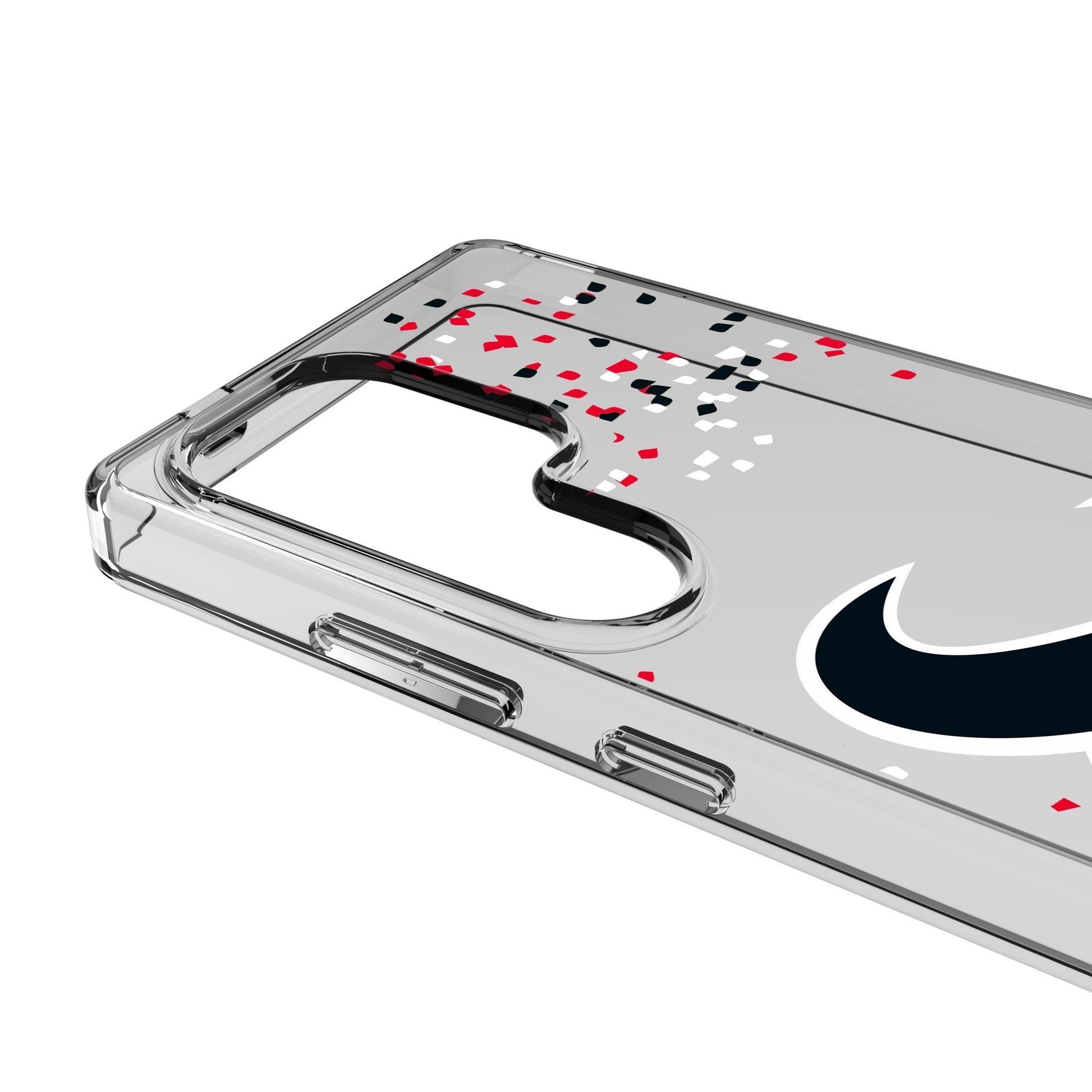 Houston Texans Confetti Clear Phone Case for Samsung Galaxy 3