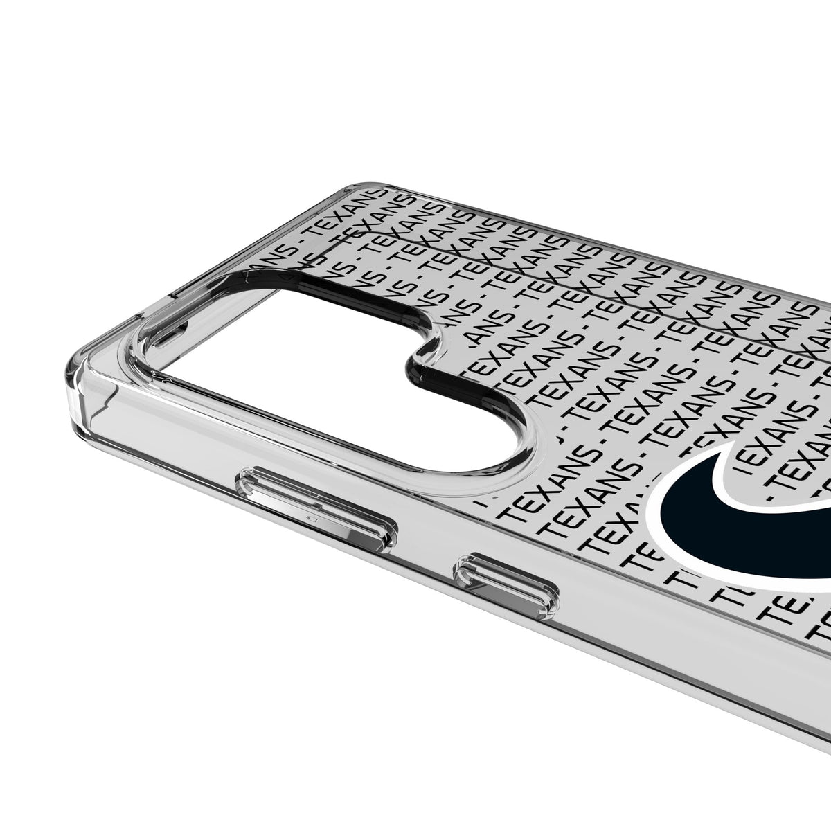 Houston Texans Text Backdrop Clear Phone Case for Samsung Galaxy 3