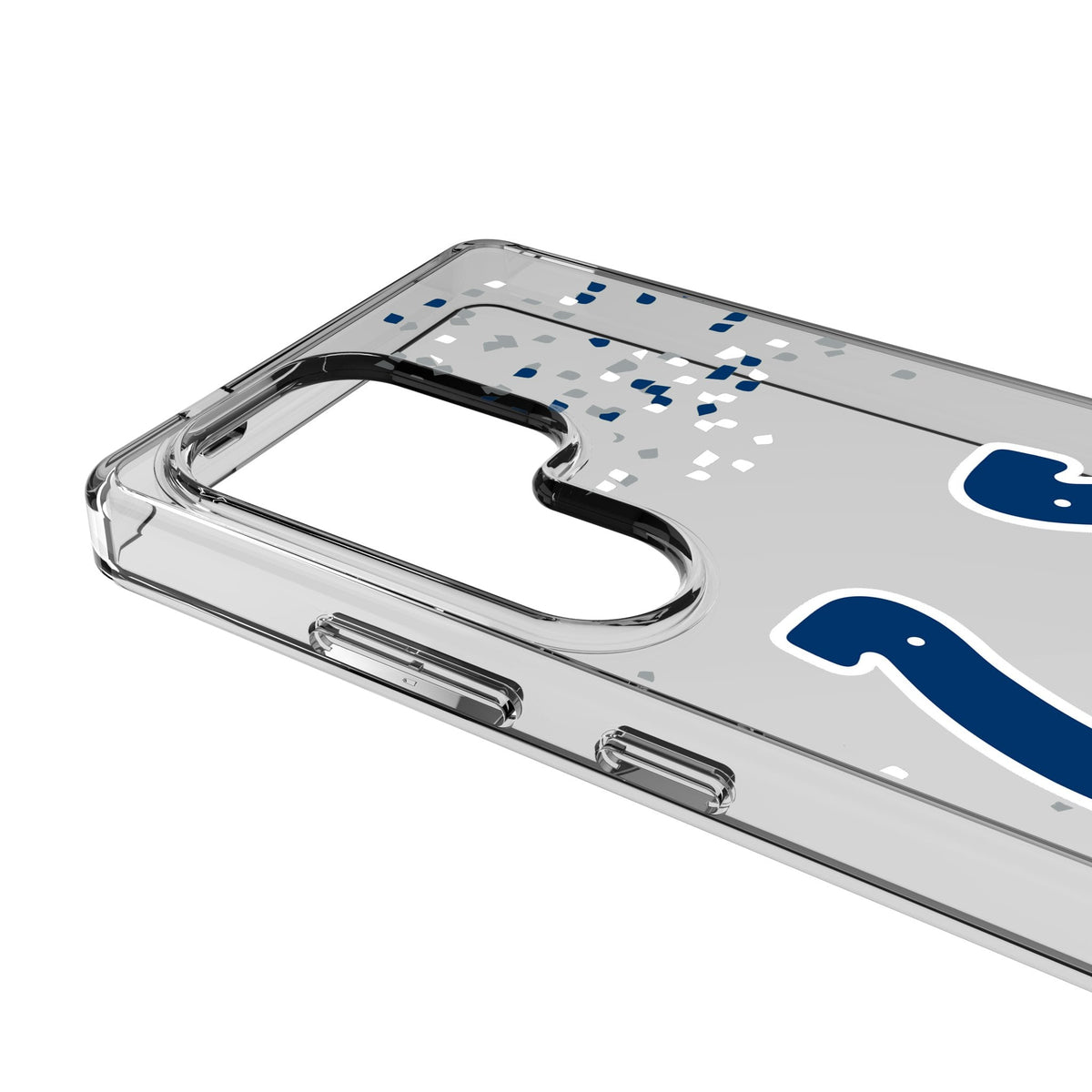 Indianapolis Colts Confetti Clear Phone Case for Samsung Galaxy 3