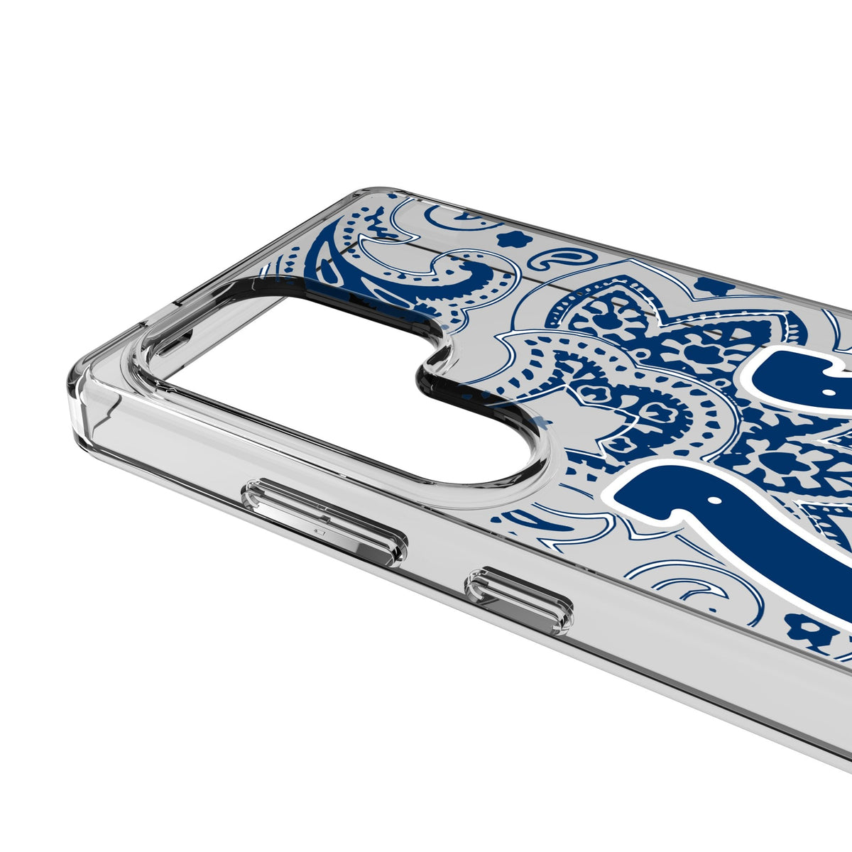 Indianapolis Colts Paisley Clear Phone Case for Samsung Galaxy 3