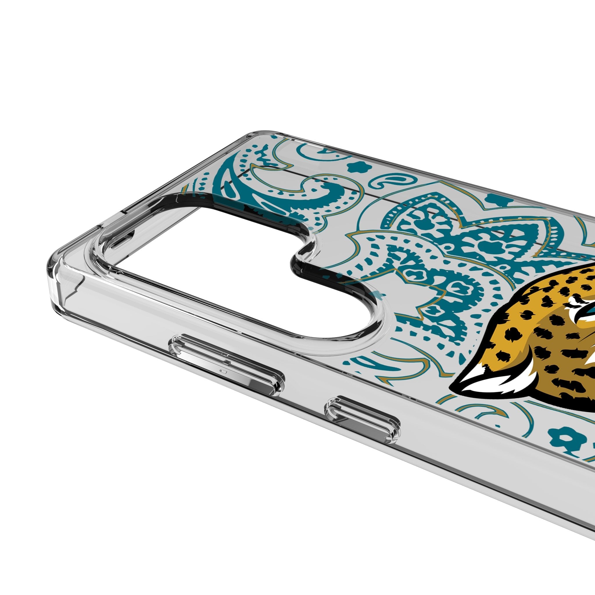 Jacksonville Jaguars Paisley Clear Phone Case for Samsung Galaxy 3