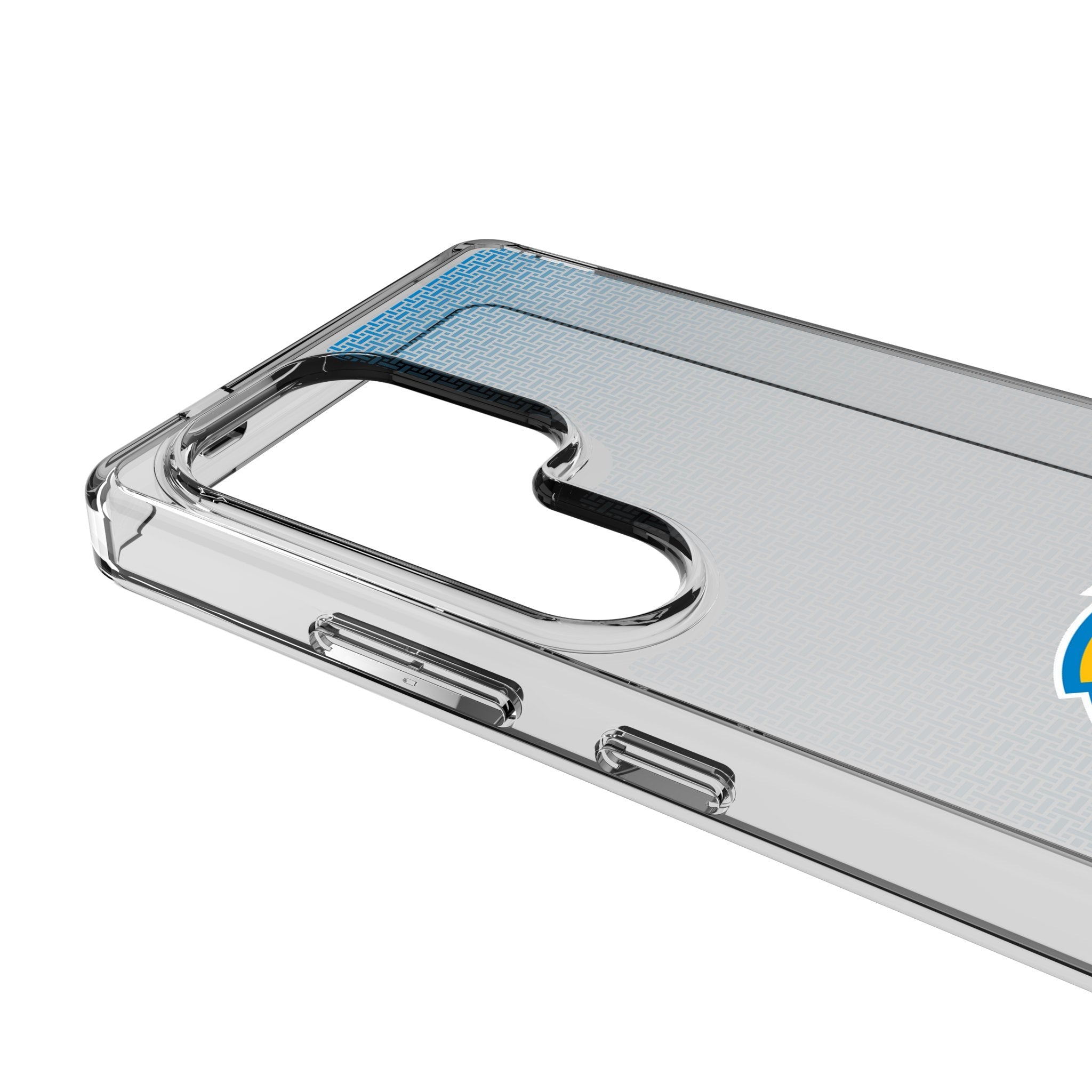 Los Angeles Chargers Linen Clear Phone Case for Samsung Galaxy 3