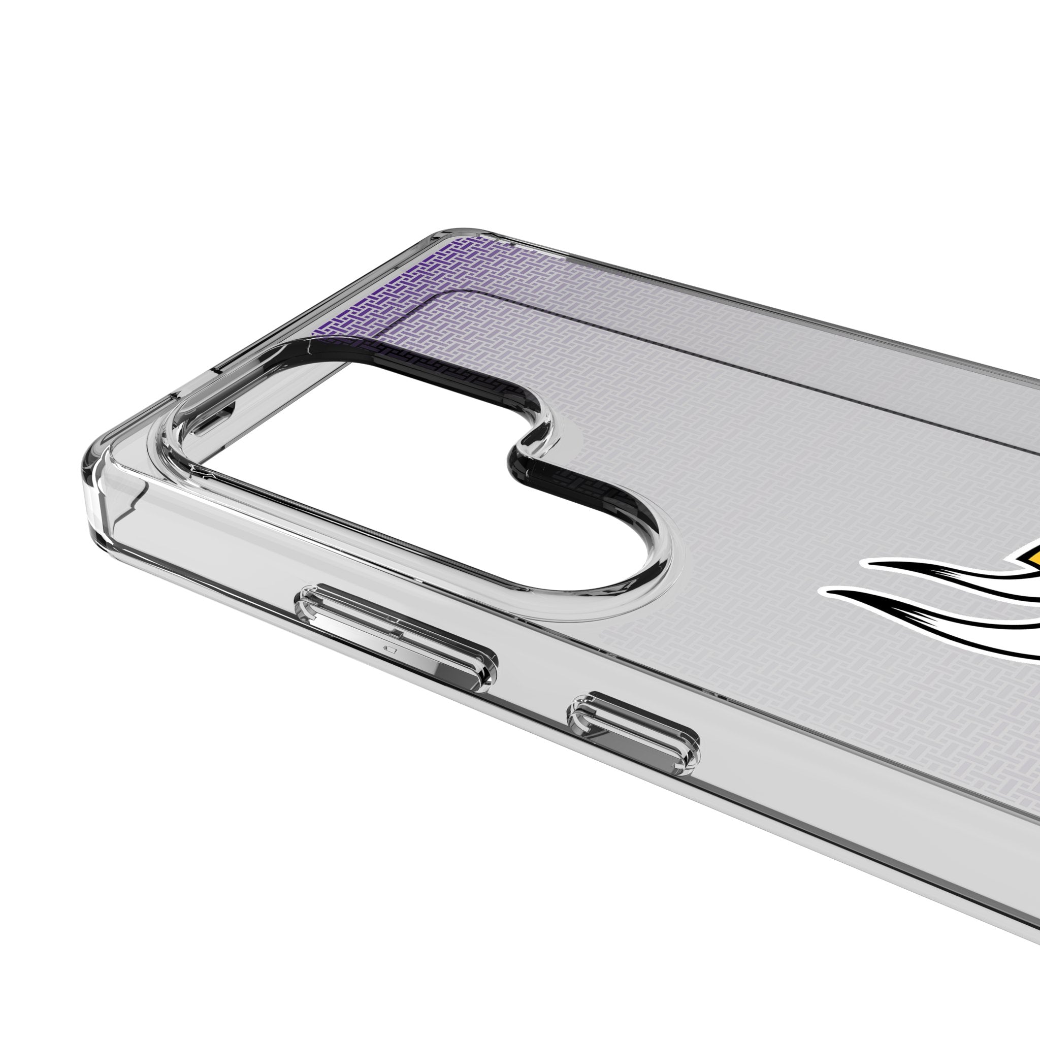 Minnesota Vikings Linen Clear Phone Case for Samsung Galaxy 3