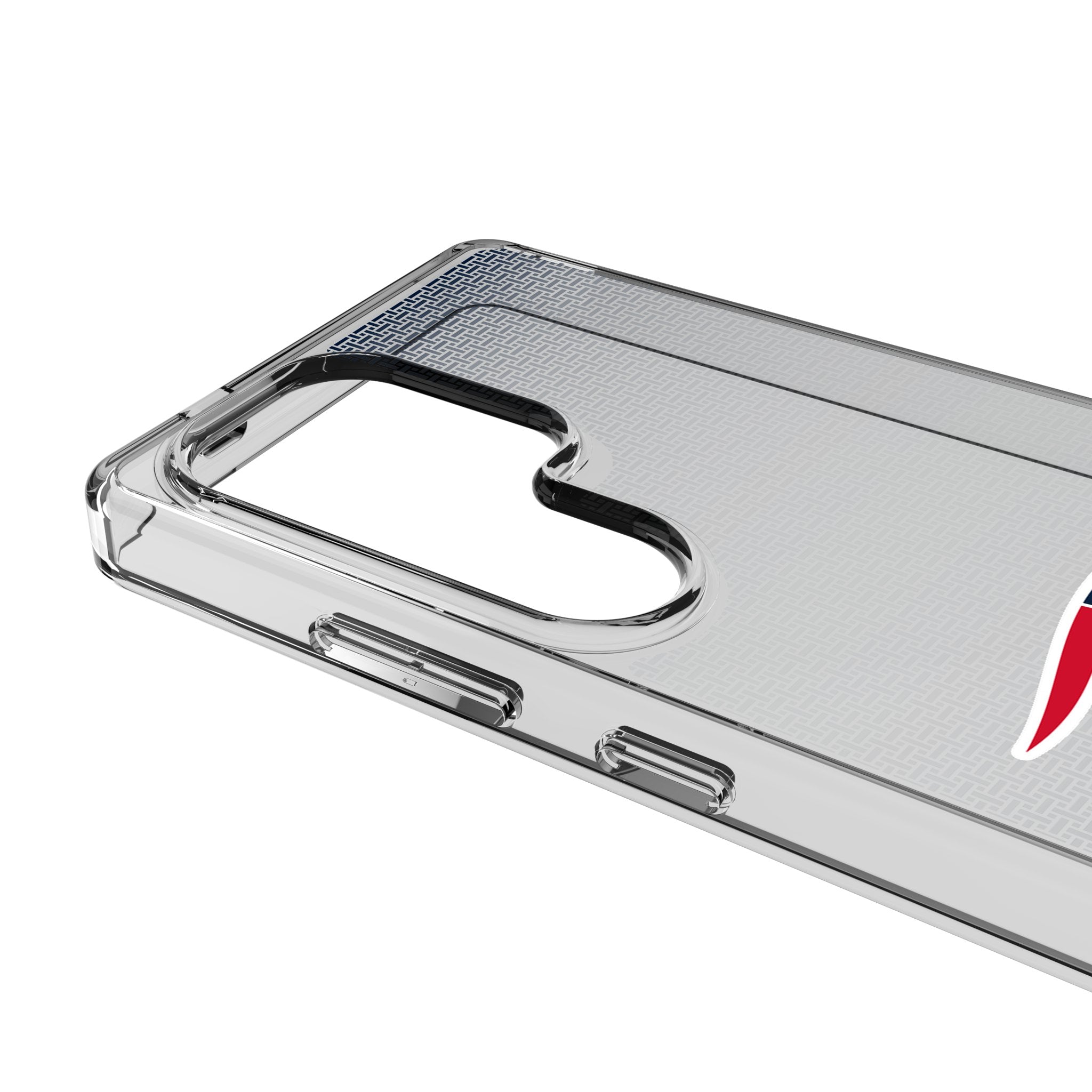 New England Patriots Linen Clear Phone Case for Samsung Galaxy 3