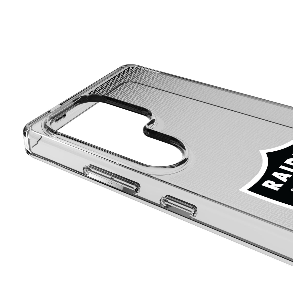 Las Vegas Raiders Linen Clear Phone Case for Samsung Galaxy 3