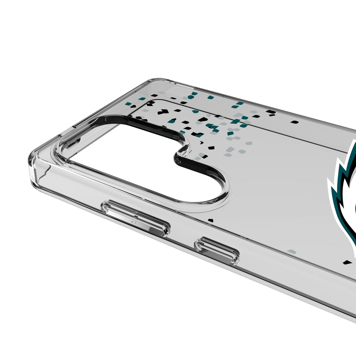 Philadelphia Eagles Confetti Clear Phone Case for Samsung Galaxy 3