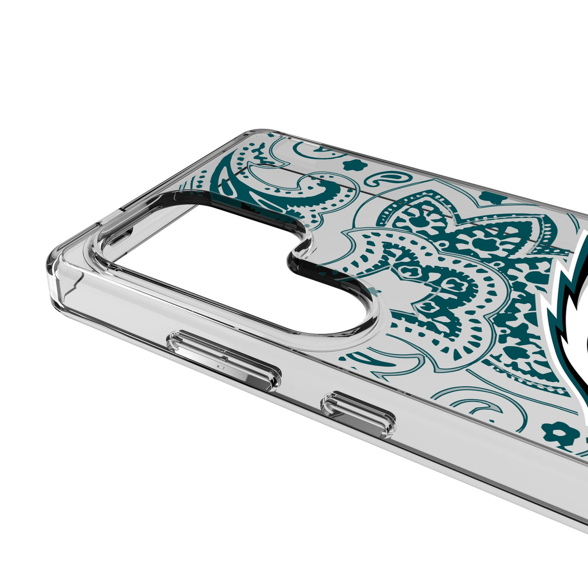 Philadelphia Eagles Paisley Clear Phone Case for Samsung Galaxy 3