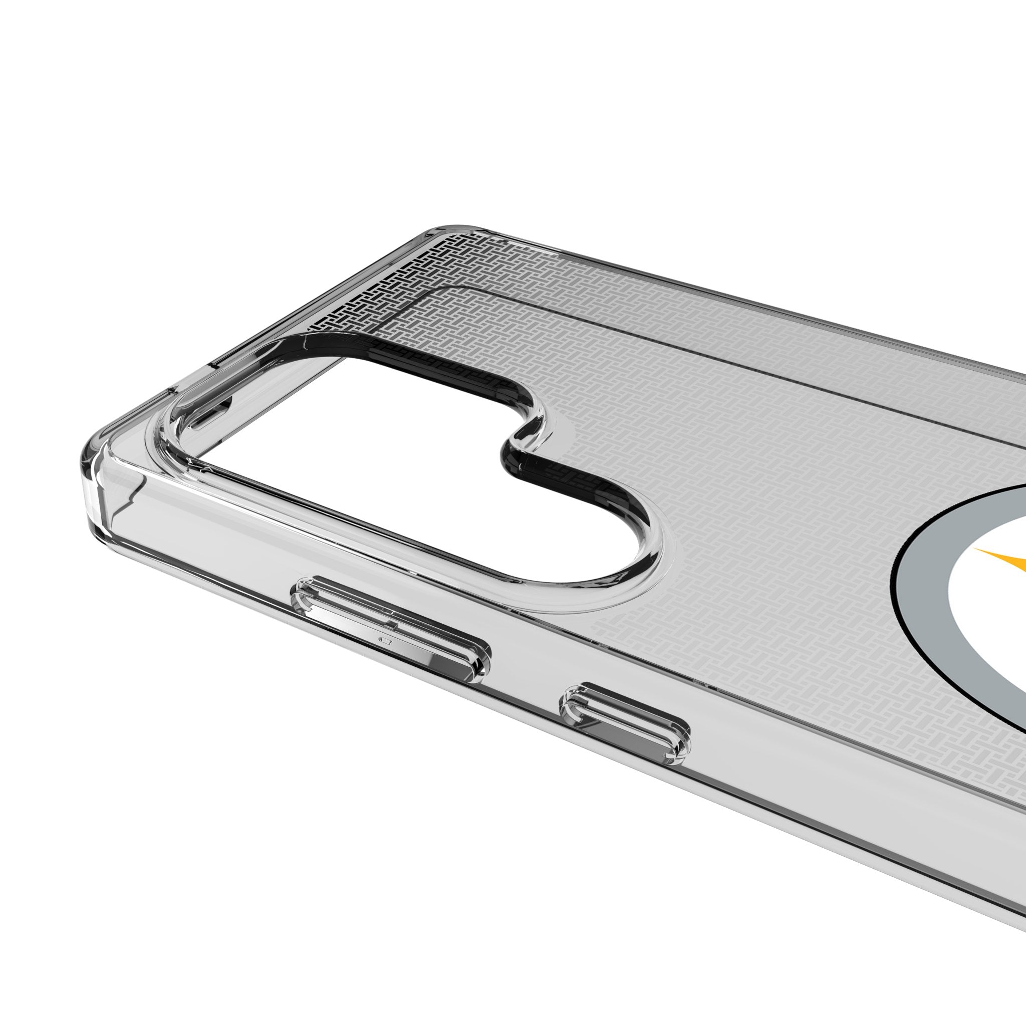 Pittsburgh Steelers Linen Clear Phone Case for Samsung Galaxy 3