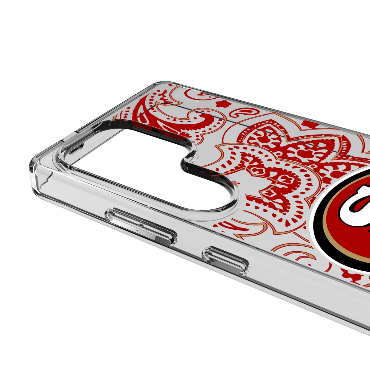 San Francisco 49ers Paisley Clear Phone Case for Samsung Galaxy 3