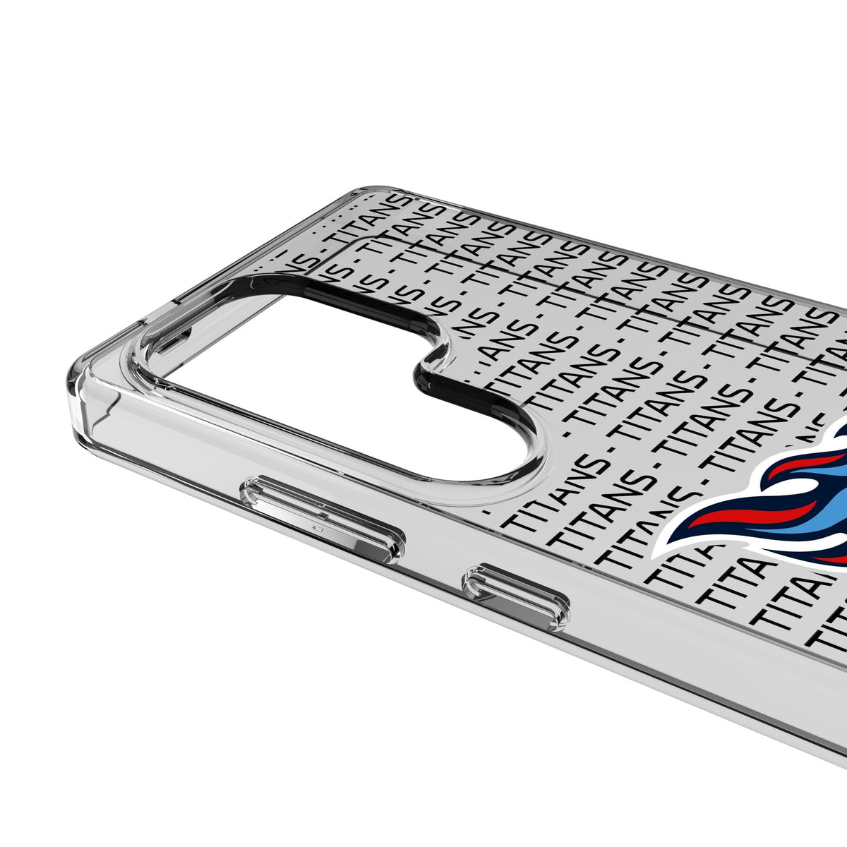 Tennessee Titans Text Backdrop Clear Phone Case for Samsung Galaxy 3