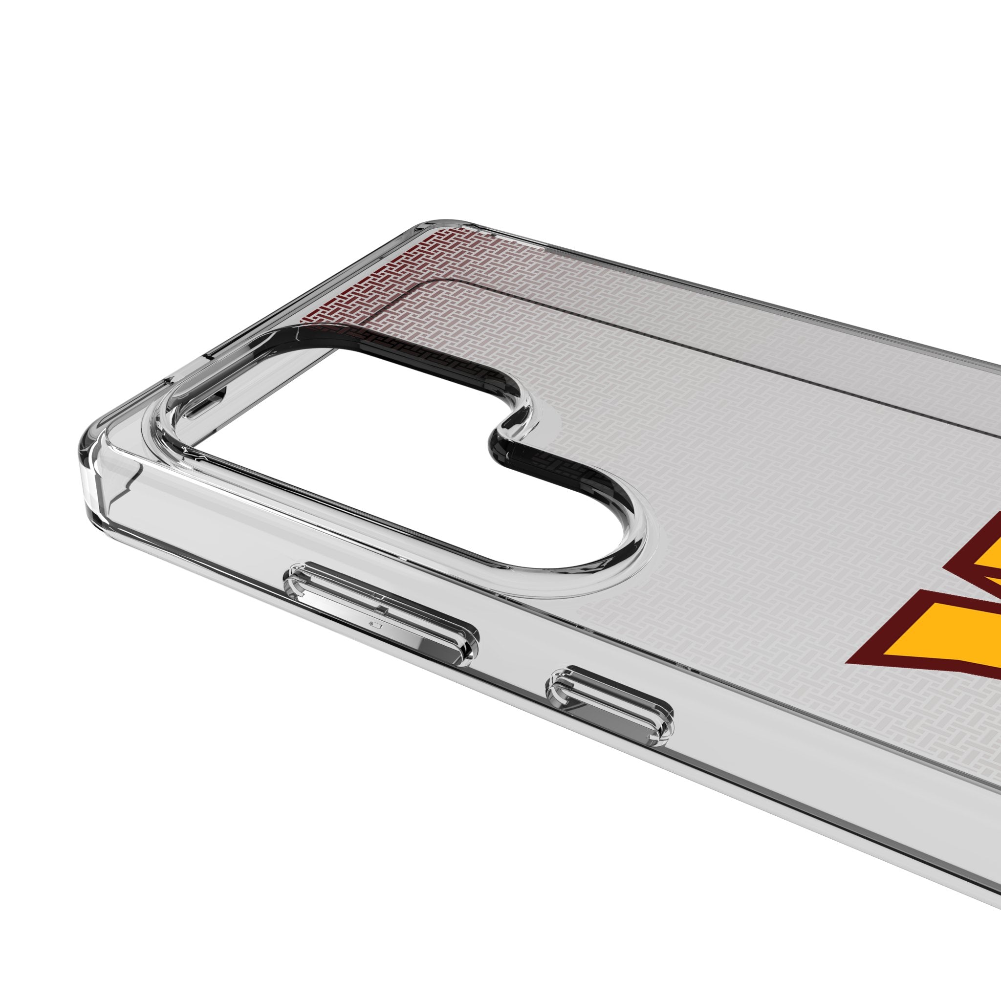 Washington Commanders Linen Clear Phone Case for Samsung Galaxy 3