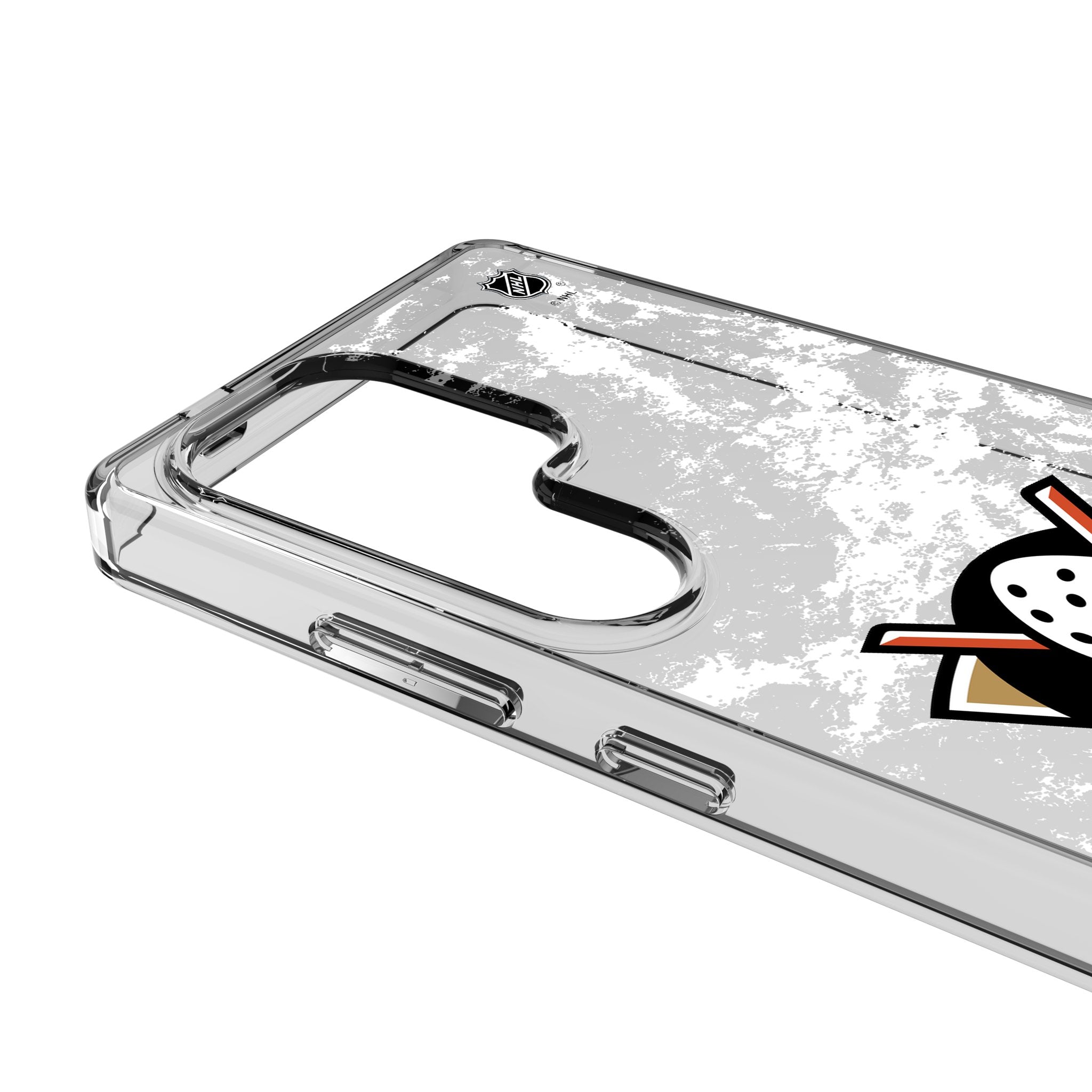 Anaheim Ducks Ice Stripe Clear Phone Case for Samsung Galaxy 3