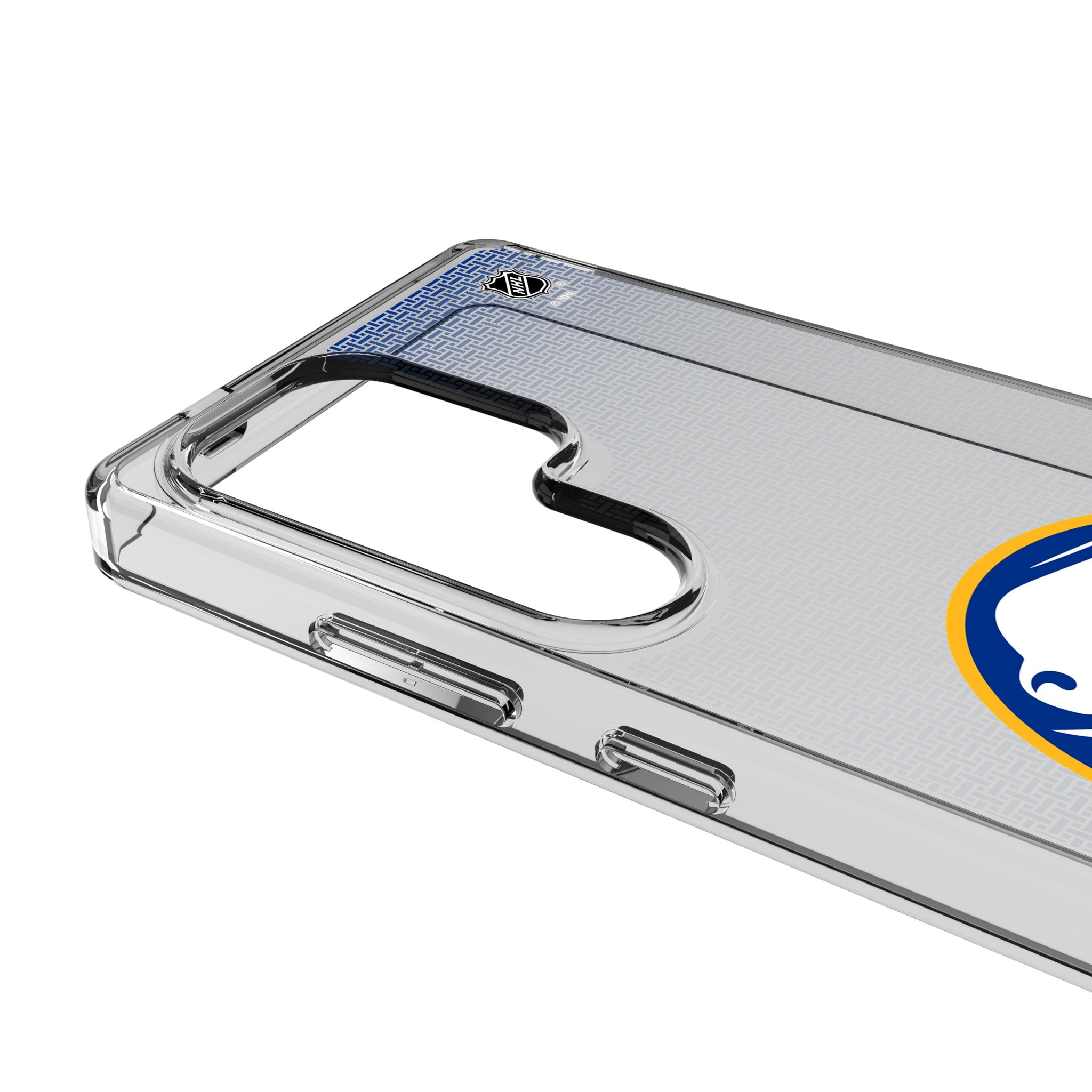 Buffalo Sabres Linen Clear Phone Case for Samsung Galaxy 3