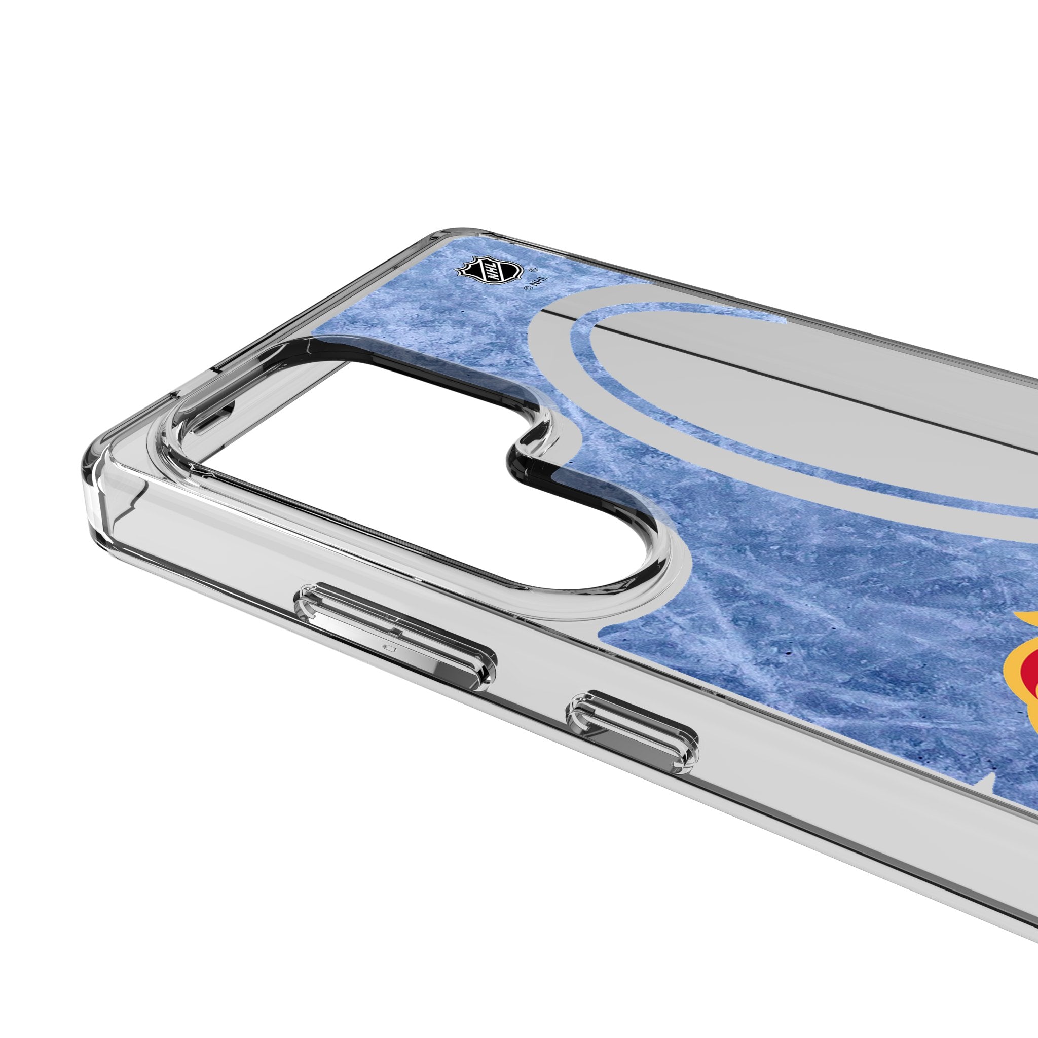 Calgary Flames Ice Tilt Clear Phone Case for Samsung Galaxy 3