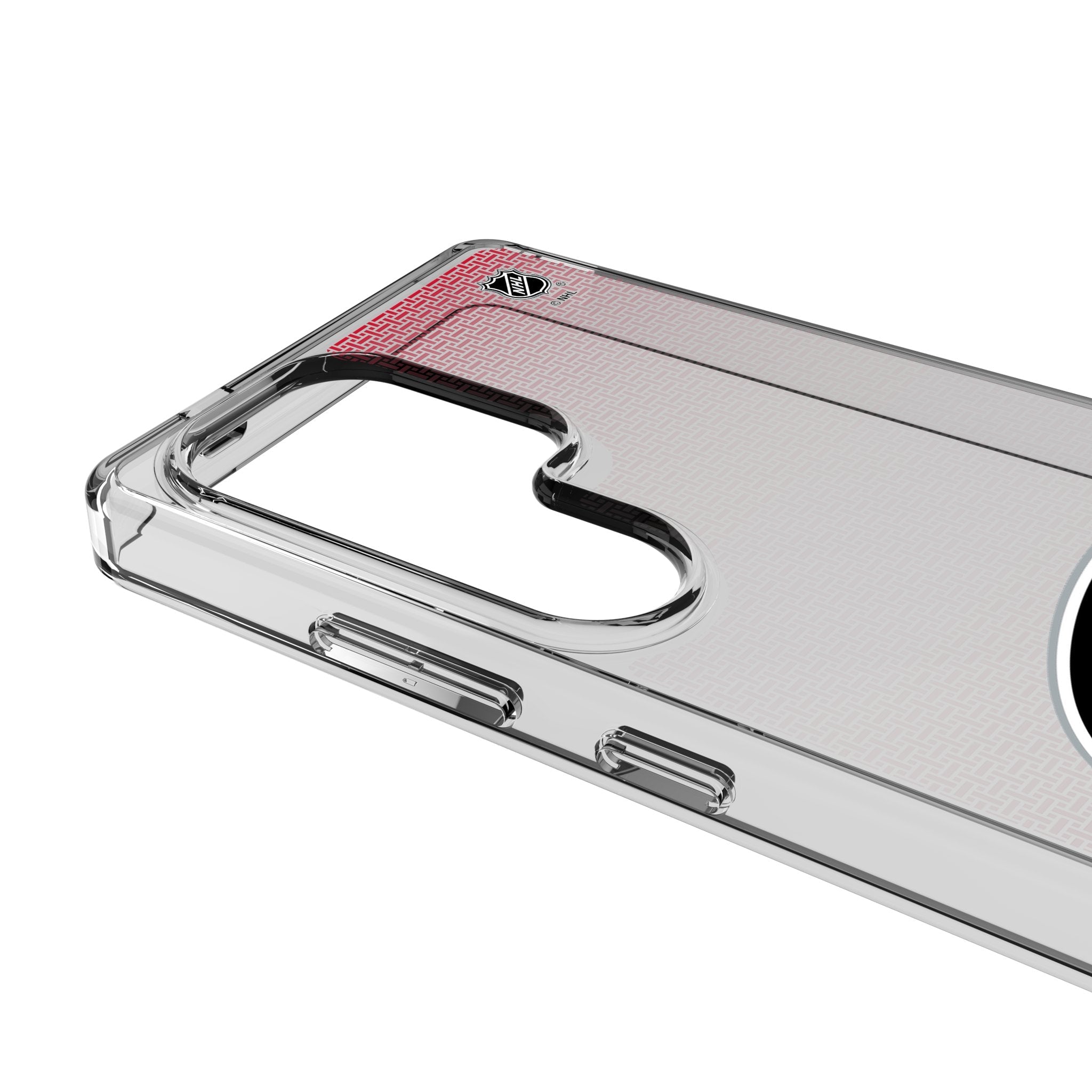Carolina Hurricanes Linen Clear Phone Case for Samsung Galaxy 3