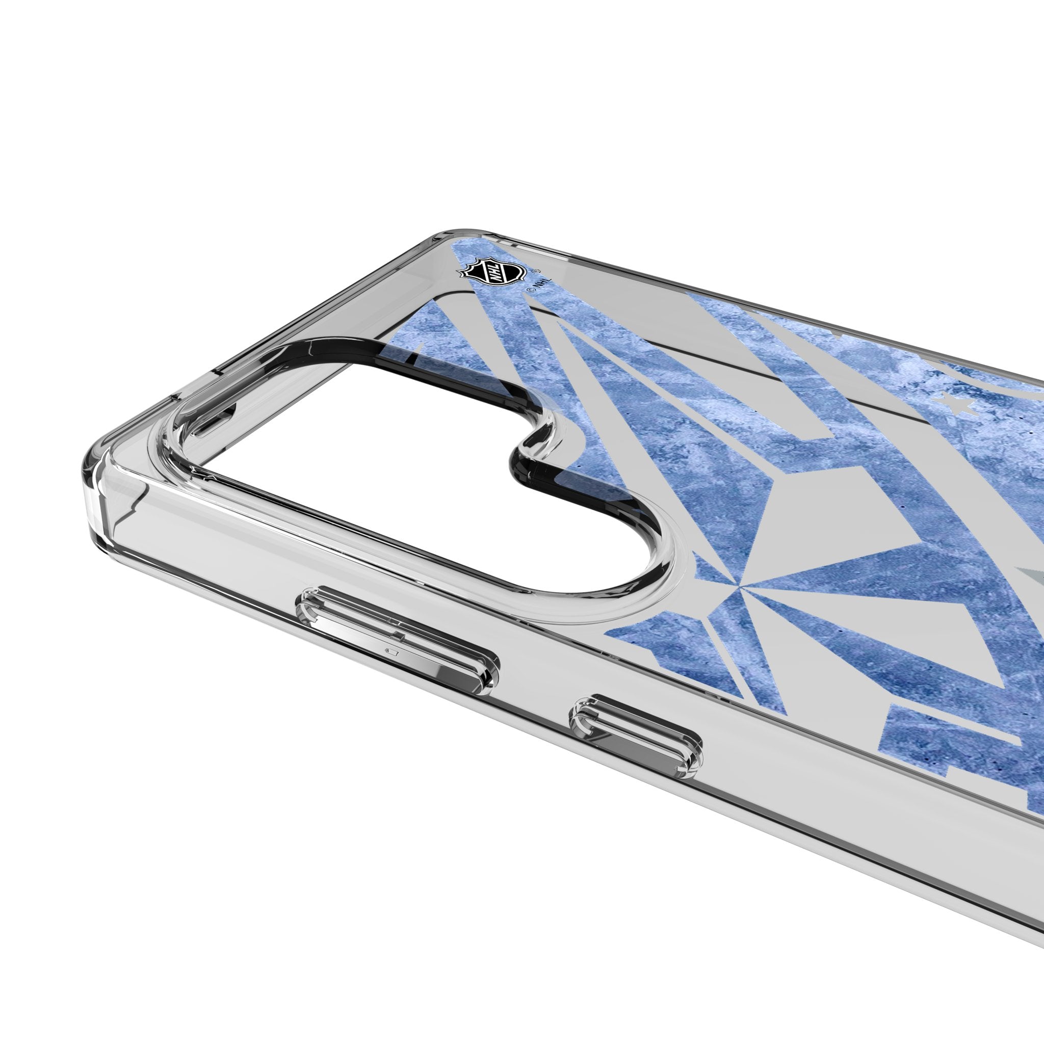 Columbus Blue Jackets Ice Tilt Clear Phone Case for Samsung Galaxy 3