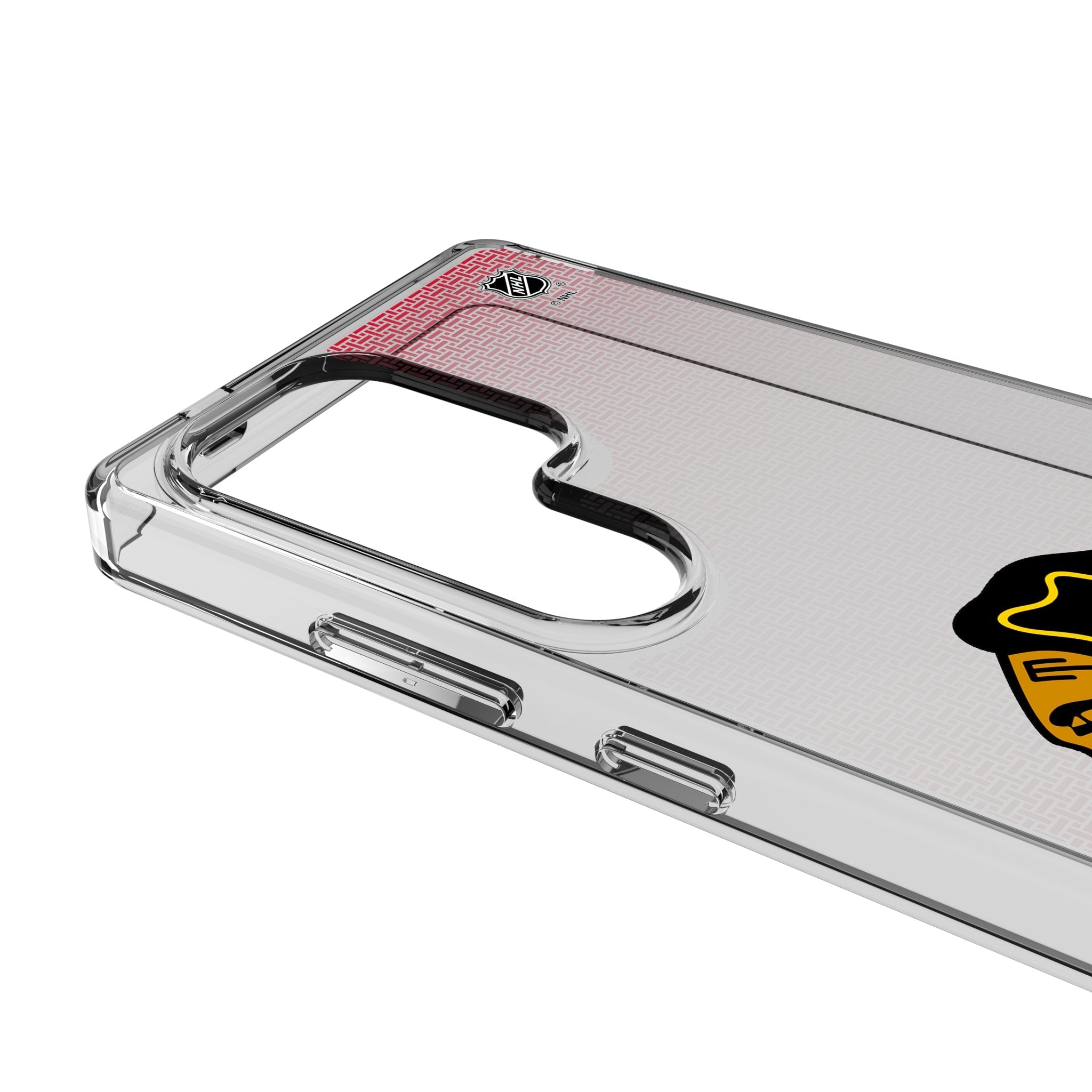 Chicago Blackhawks Linen Clear Phone Case for Samsung Galaxy 3