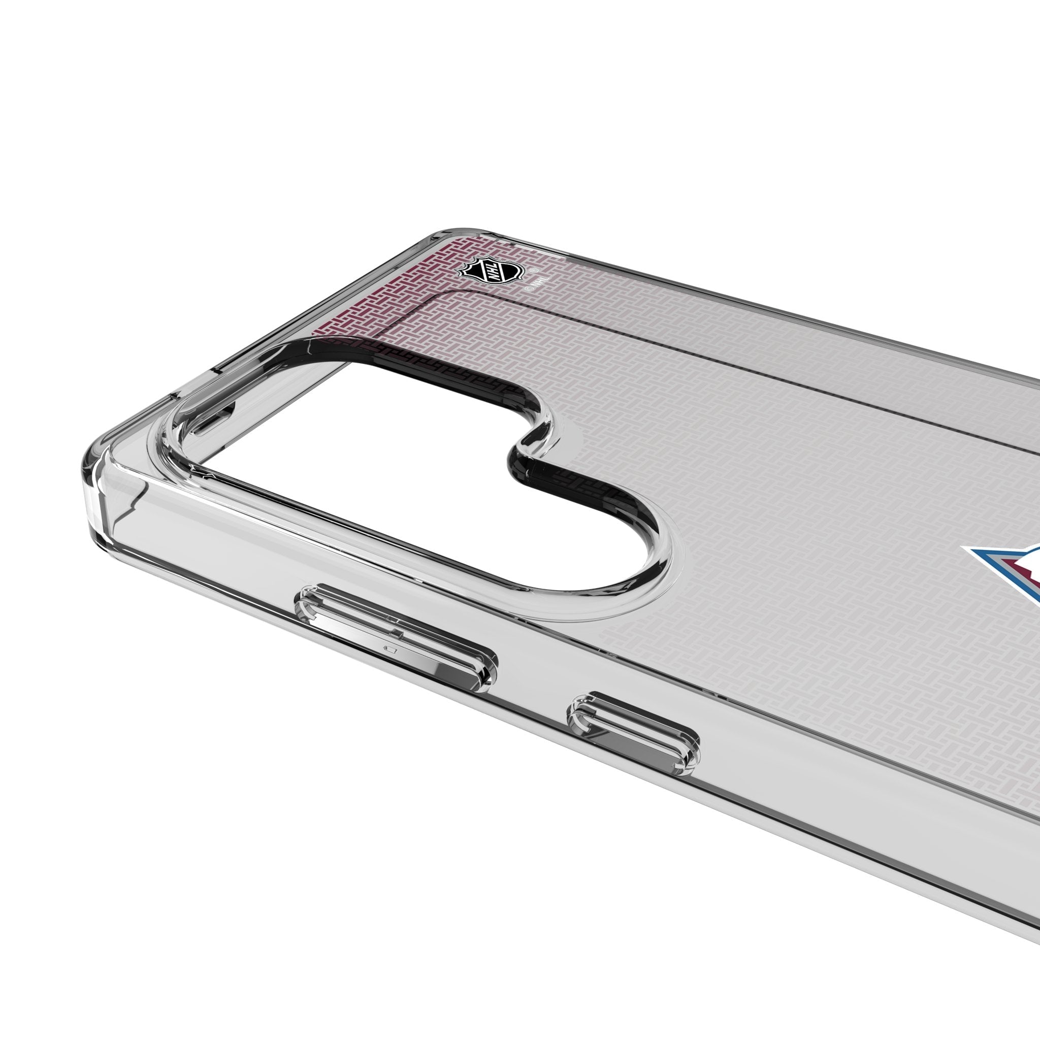 Colorado Avalanche Linen Clear Phone Case for Samsung Galaxy 3