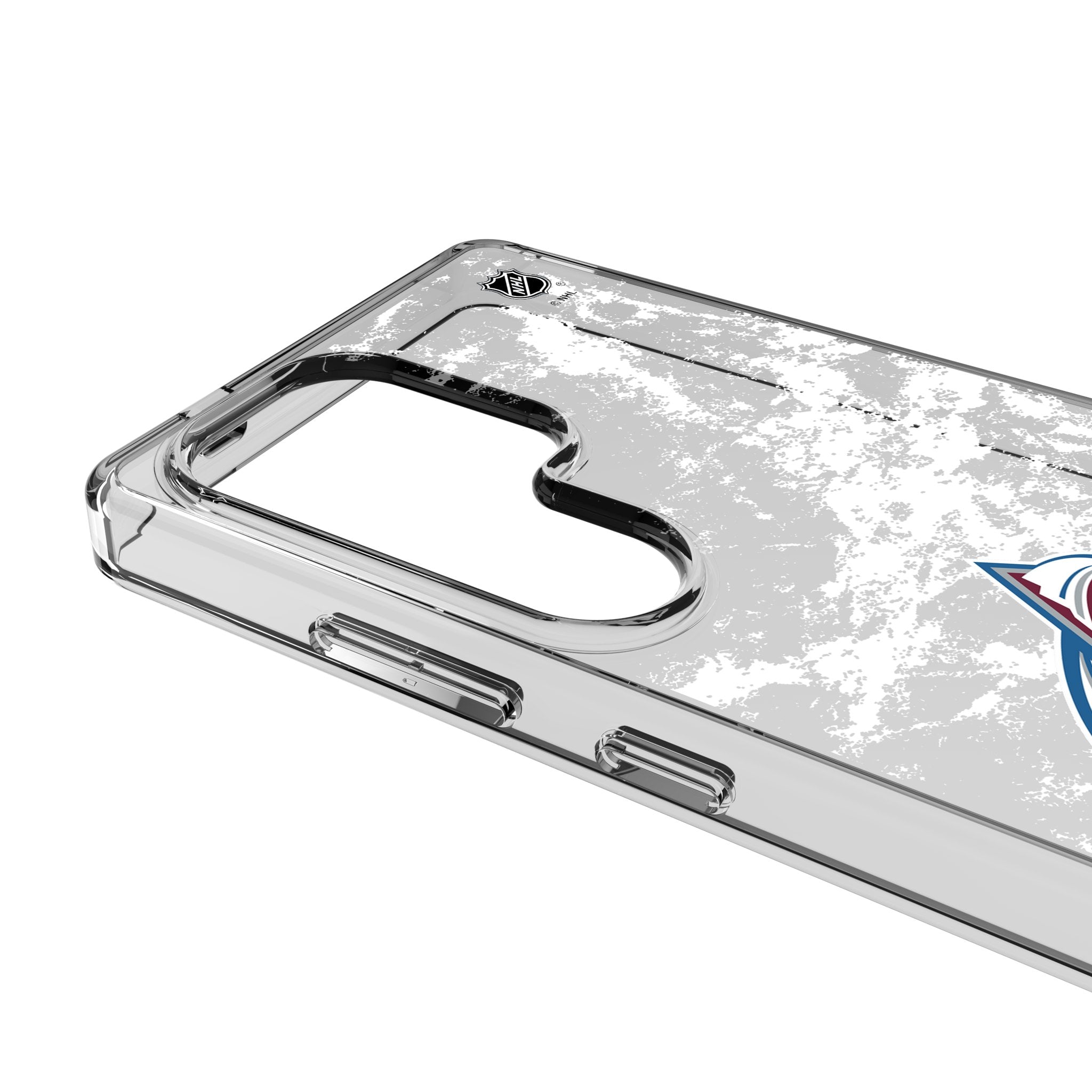 Colorado Avalanche Ice Stripe Clear Phone Case for Samsung Galaxy 3