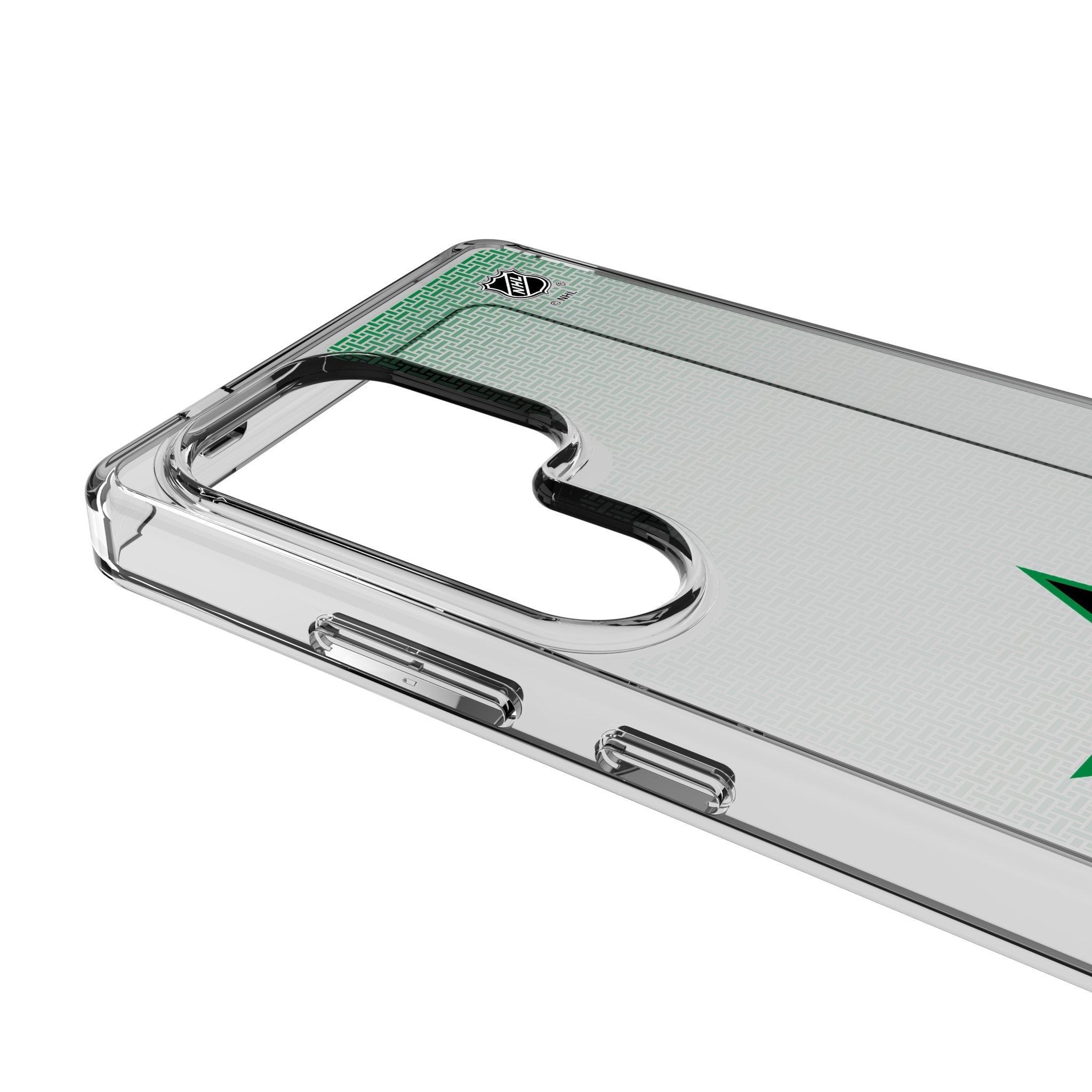 Dallas Stars Linen Clear Phone Case for Samsung Galaxy 3
