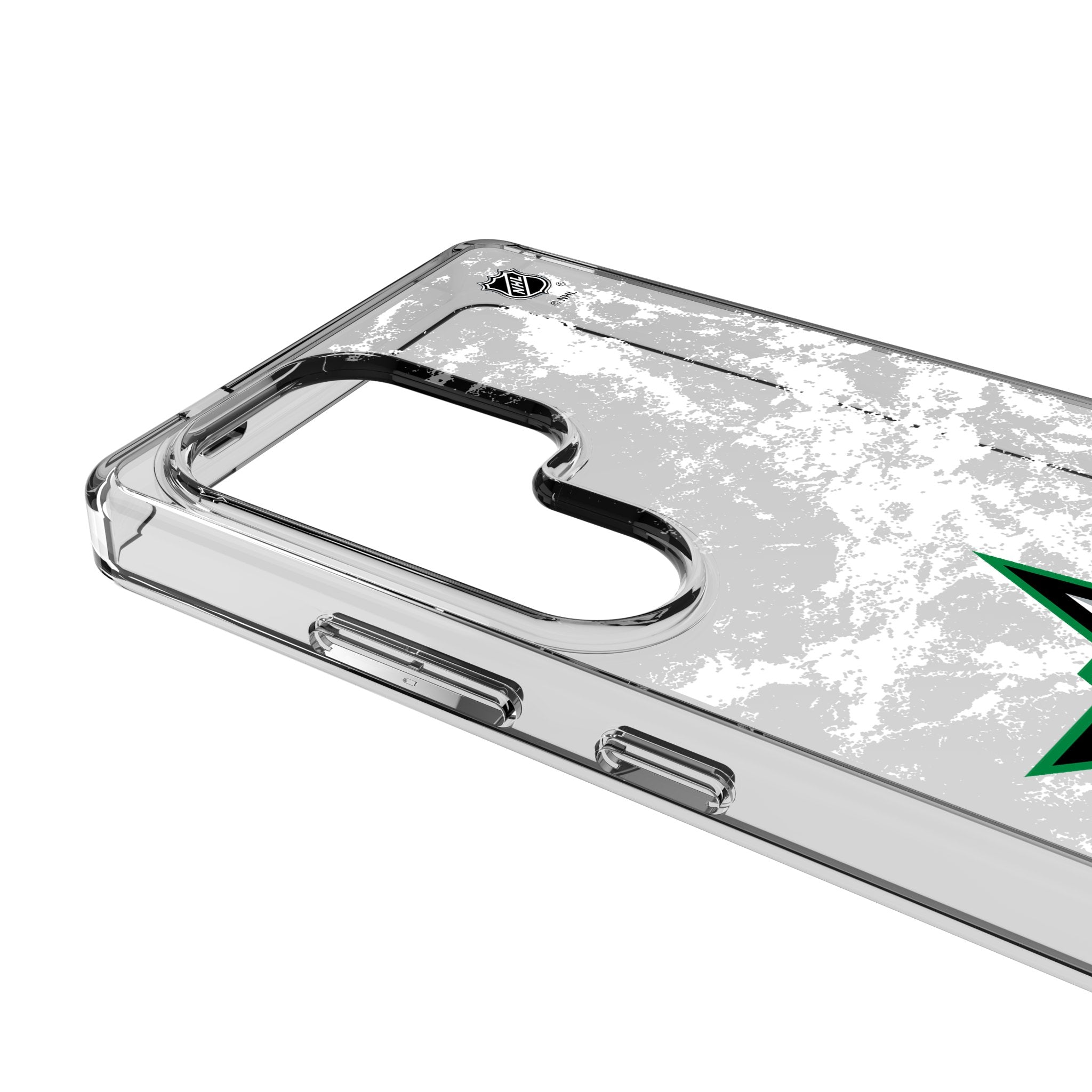 Dallas Stars Ice Stripe Clear Phone Case for Samsung Galaxy 3
