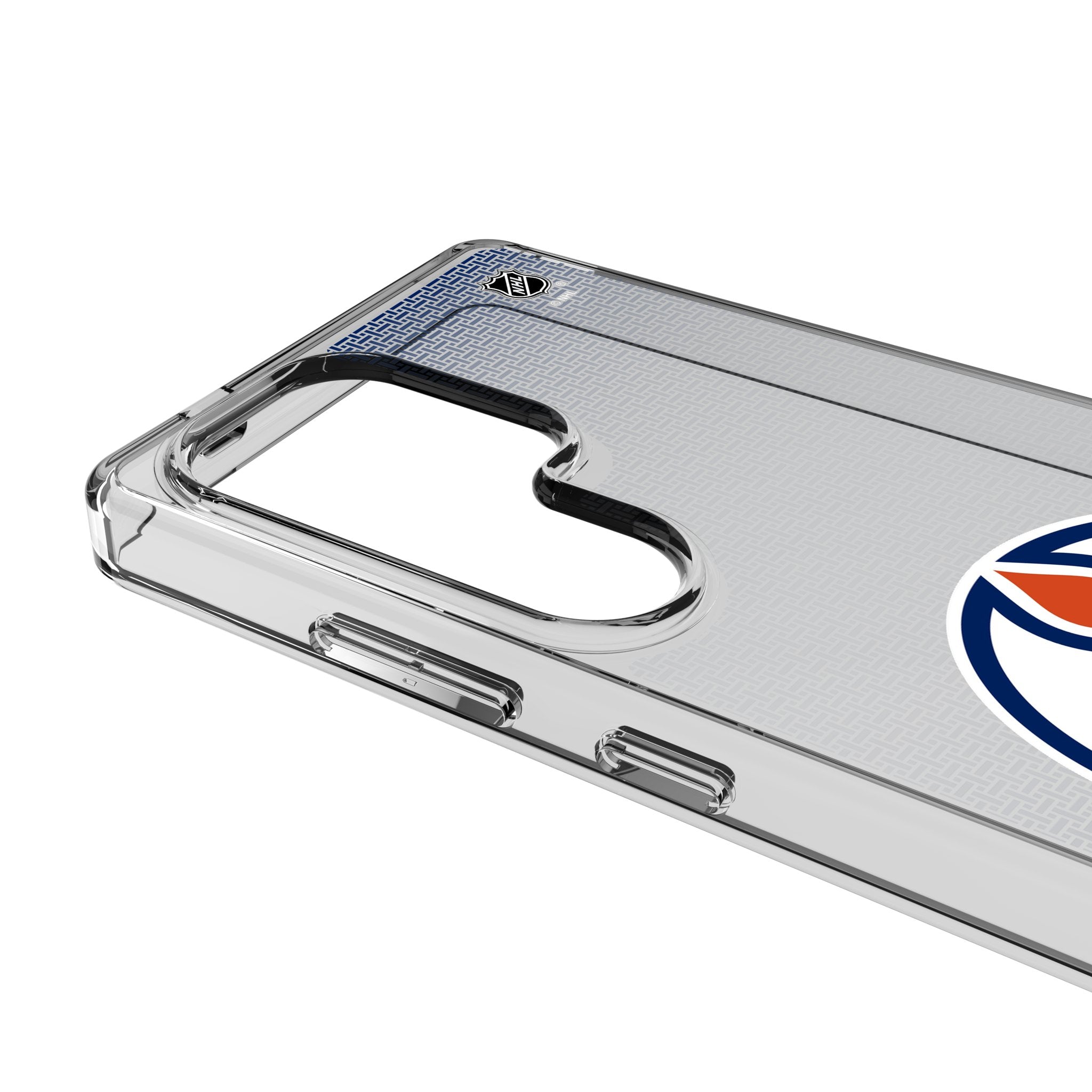Edmonton Oilers Linen Clear Phone Case for Samsung Galaxy 3