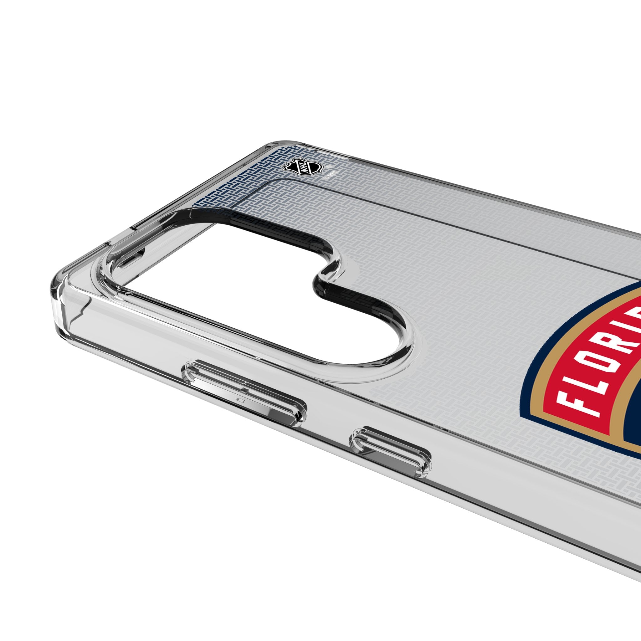 Florida Panthers Linen Clear Phone Case for Samsung Galaxy 3