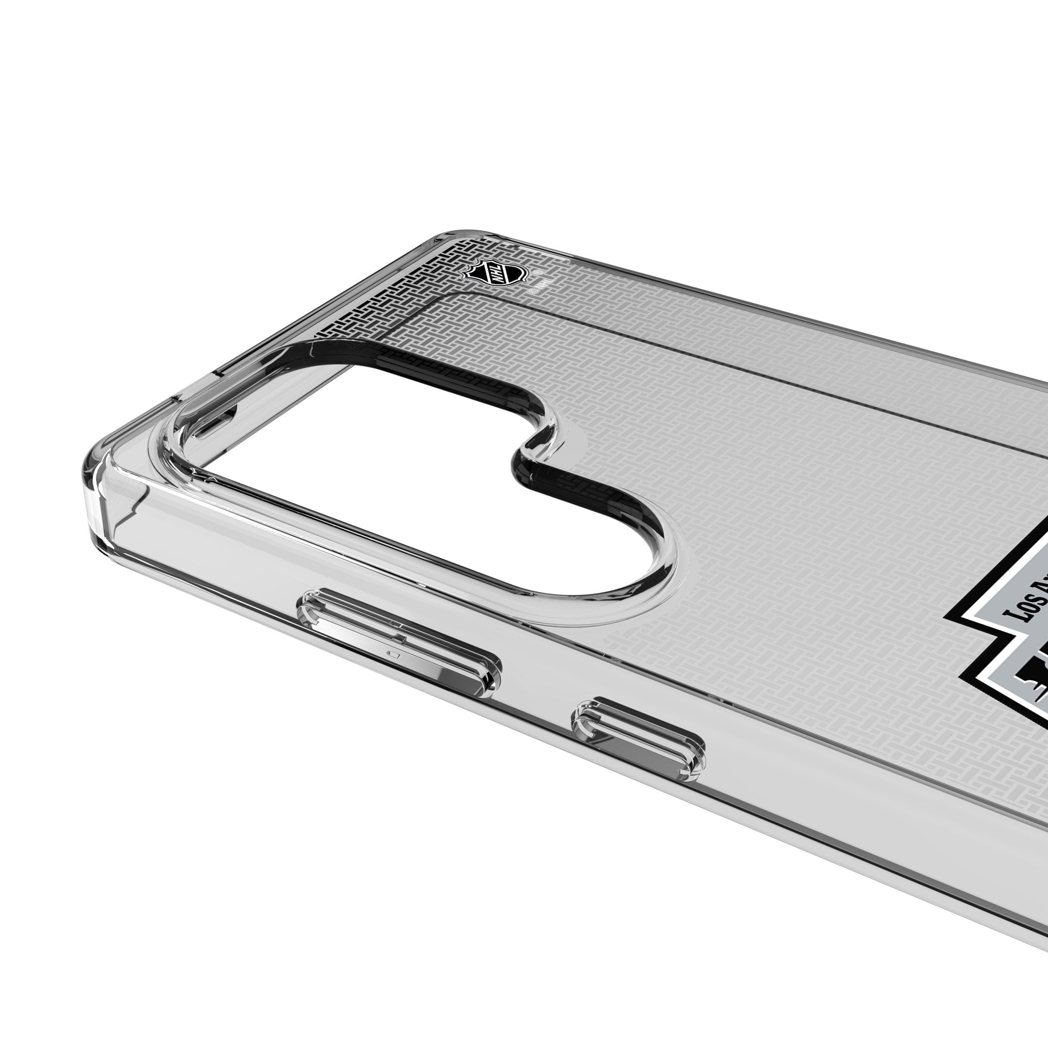 LA Kings Linen Clear Phone Case for Samsung Galaxy 3