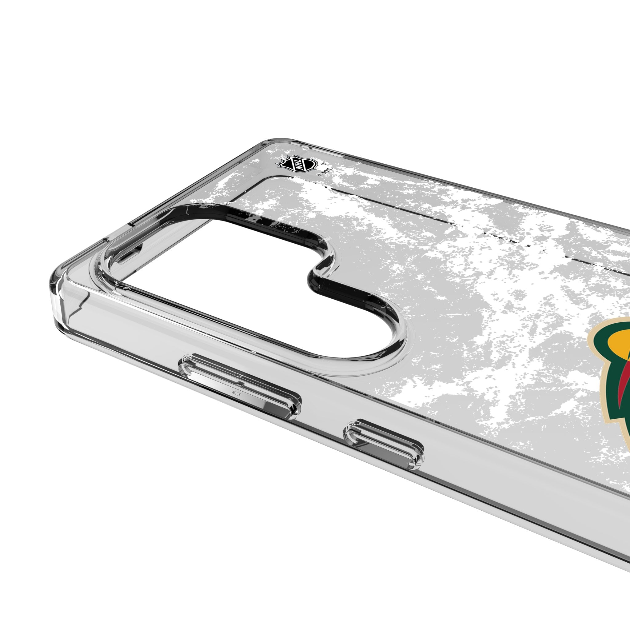 Minnesota Wild Ice Stripe Clear Phone Case for Samsung Galaxy 3