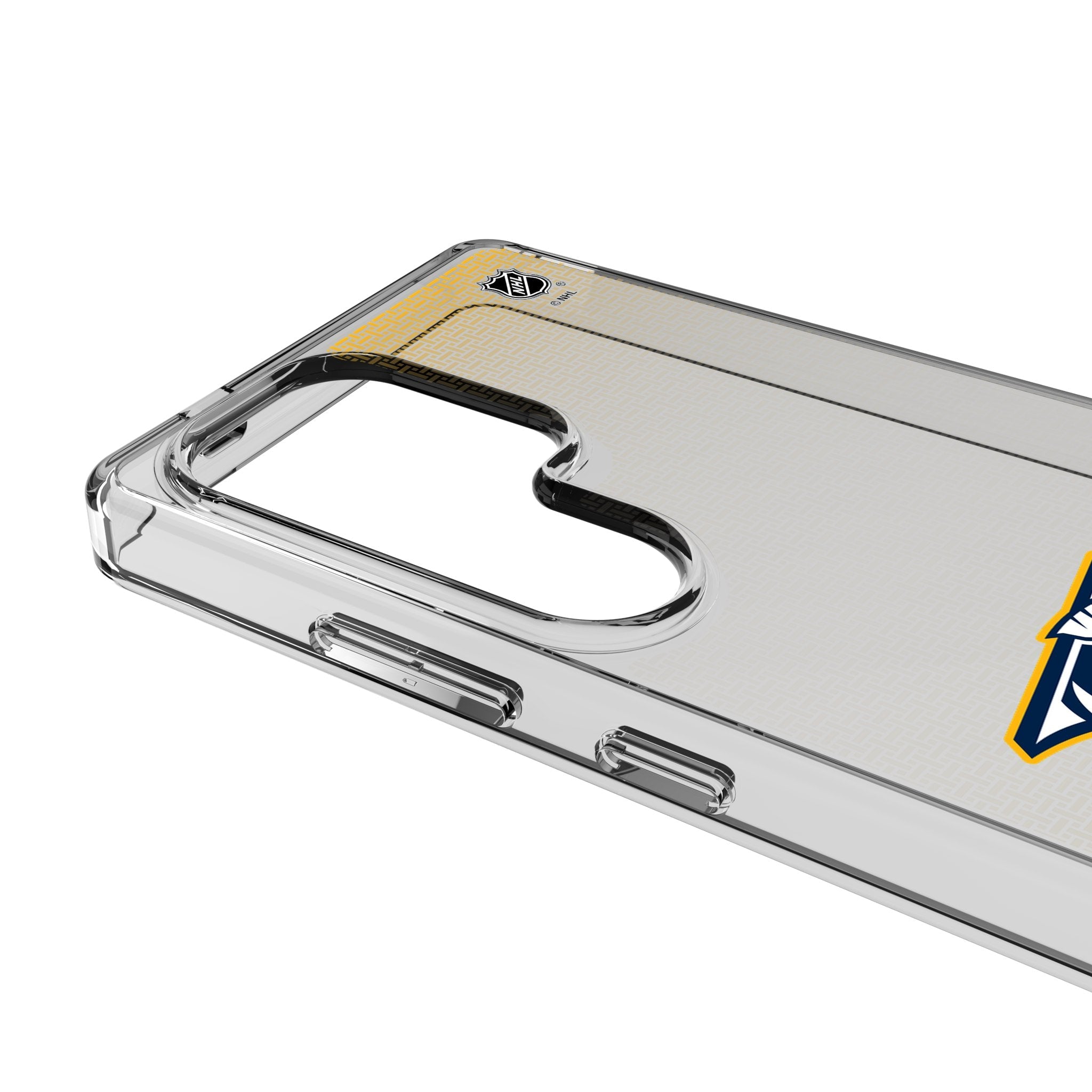 Nashville Predators Linen Clear Phone Case for Samsung Galaxy 3