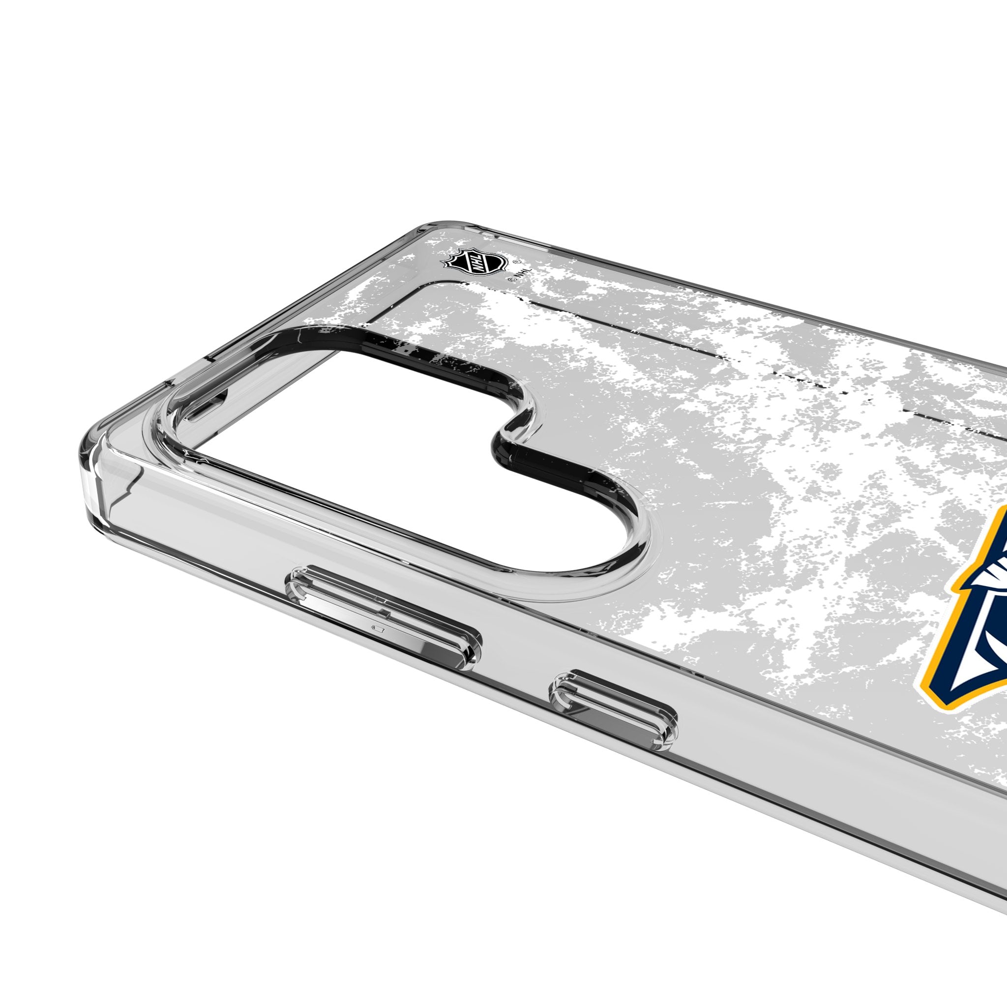 Nashville Predators Ice Stripe Clear Phone Case for Samsung Galaxy 3