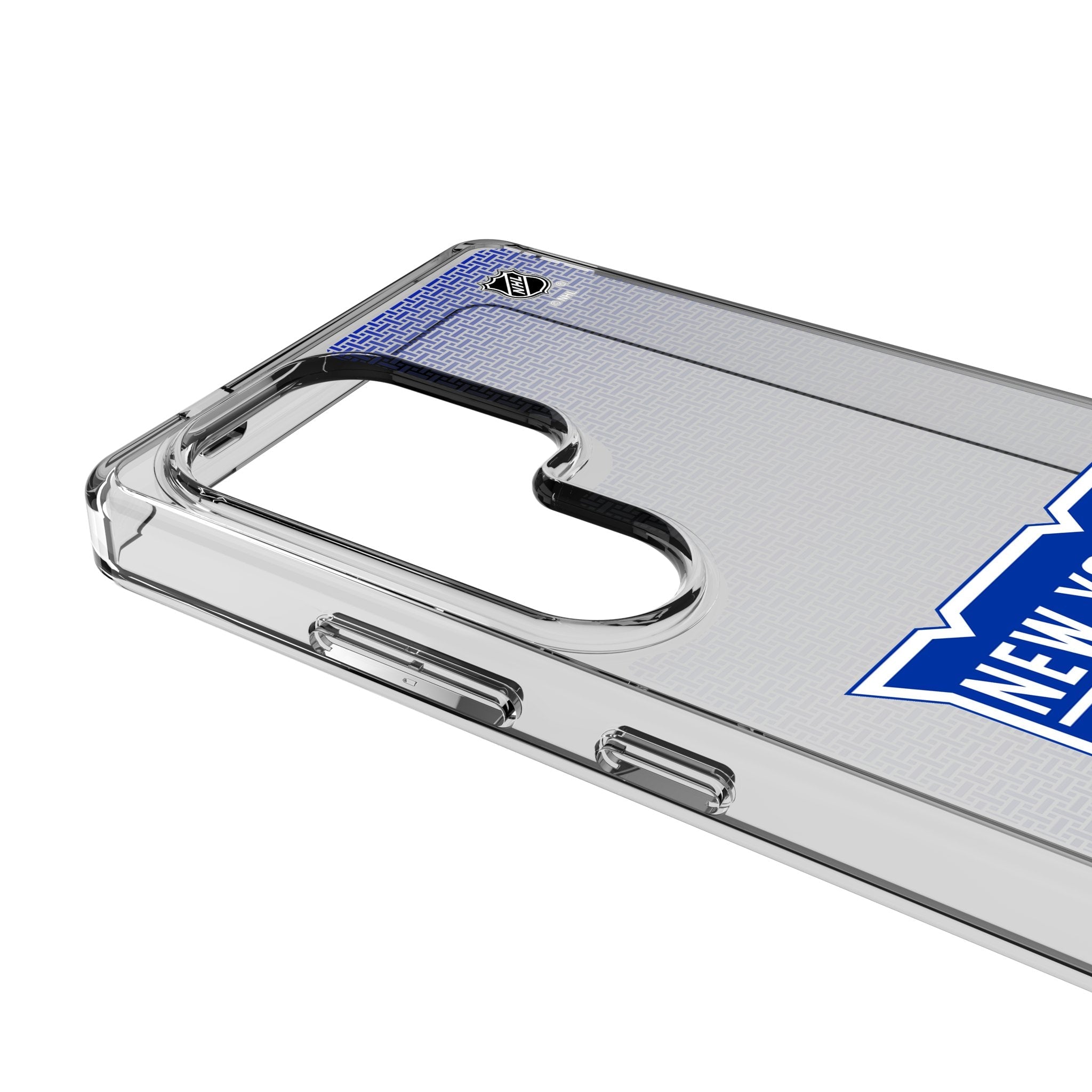 New York Rangers Linen Clear Phone Case for Samsung Galaxy 3