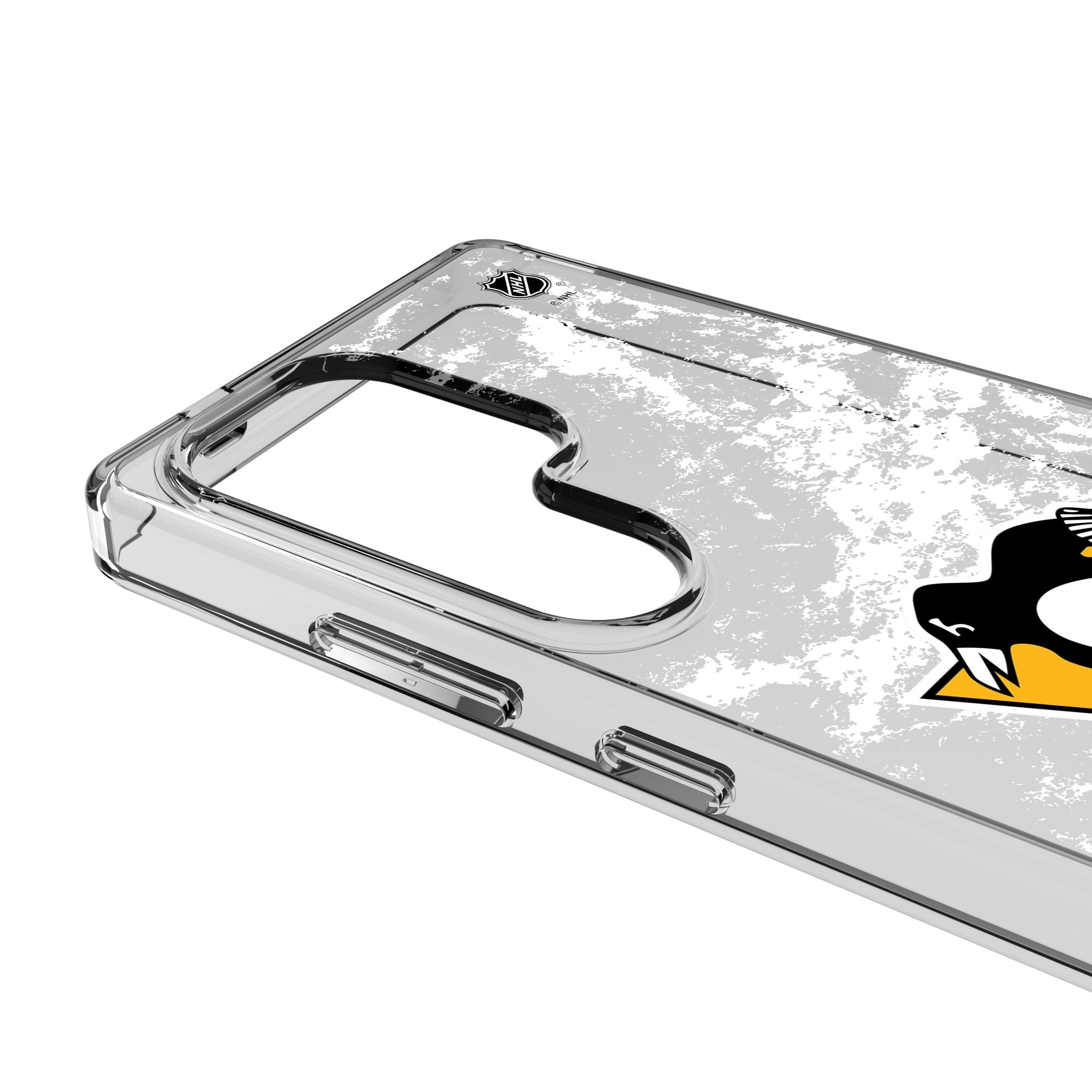 Pittsburgh Penguins Ice Stripe Clear Phone Case for Samsung Galaxy 3