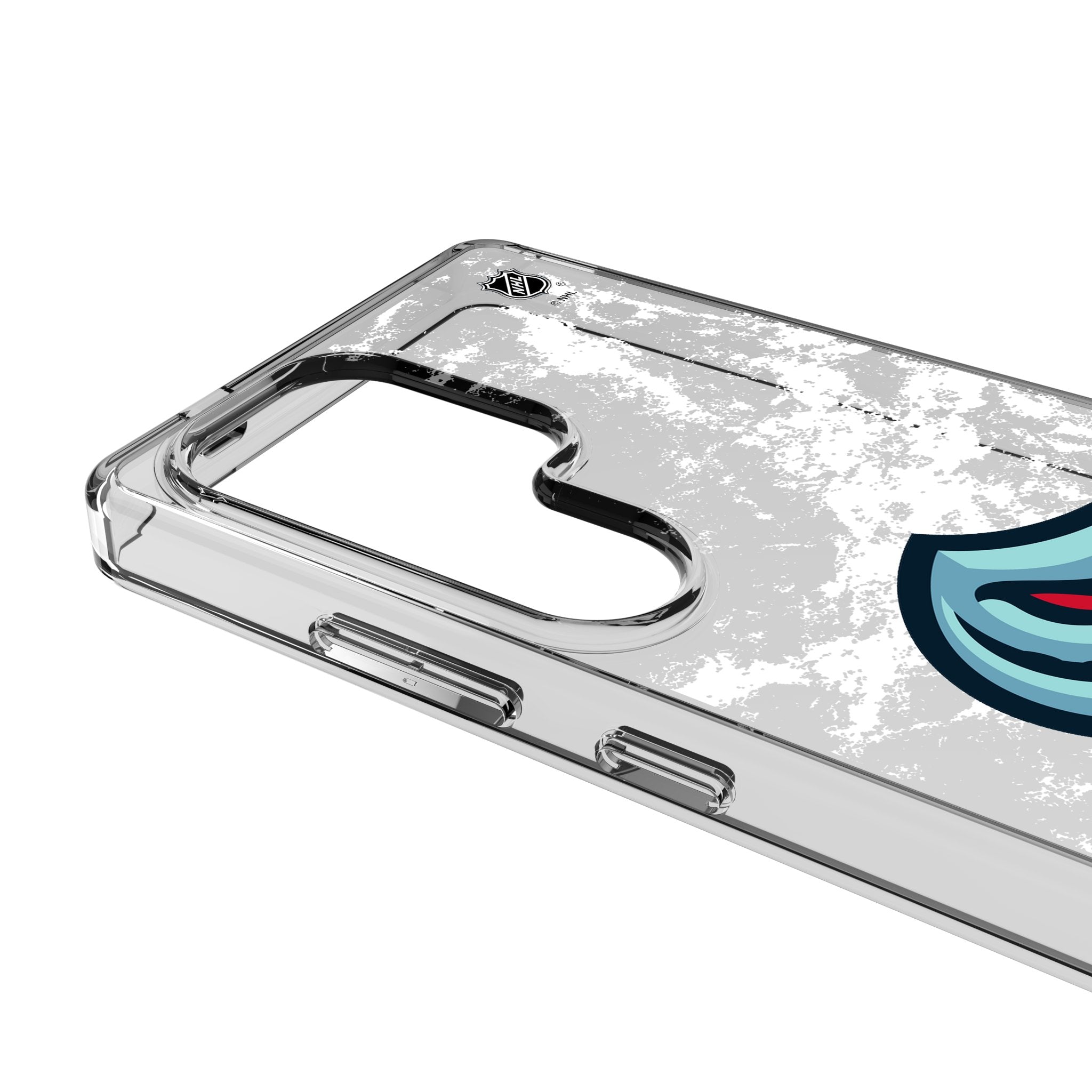 Seattle Kraken Ice Stripe Clear Phone Case for Samsung Galaxy 3