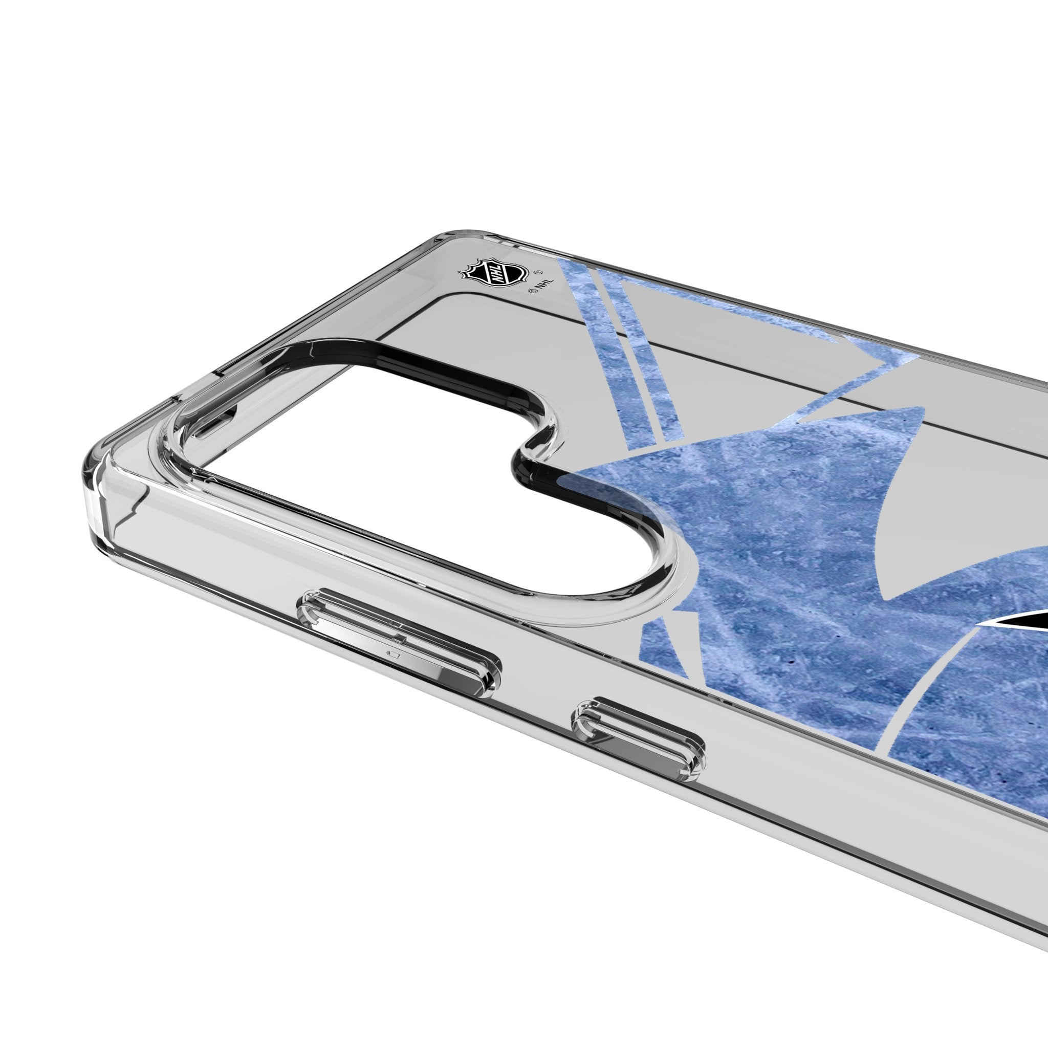 San Jose Sharks Ice Tilt Clear Phone Case for Samsung Galaxy 3