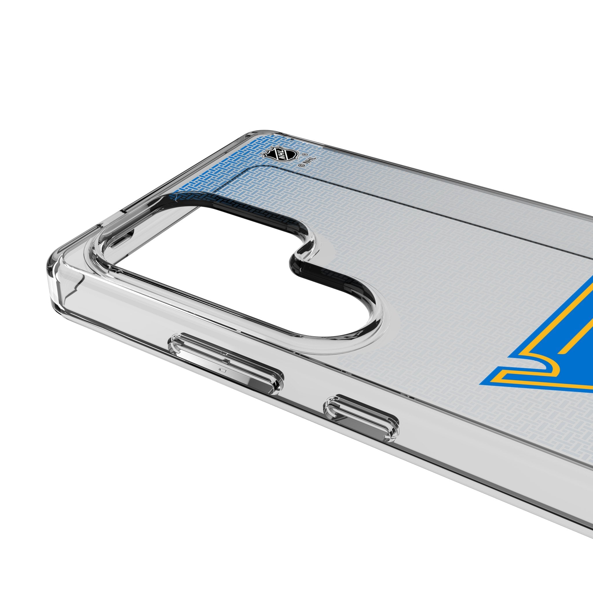 St. Louis Blues Linen Clear Phone Case for Samsung Galaxy 3