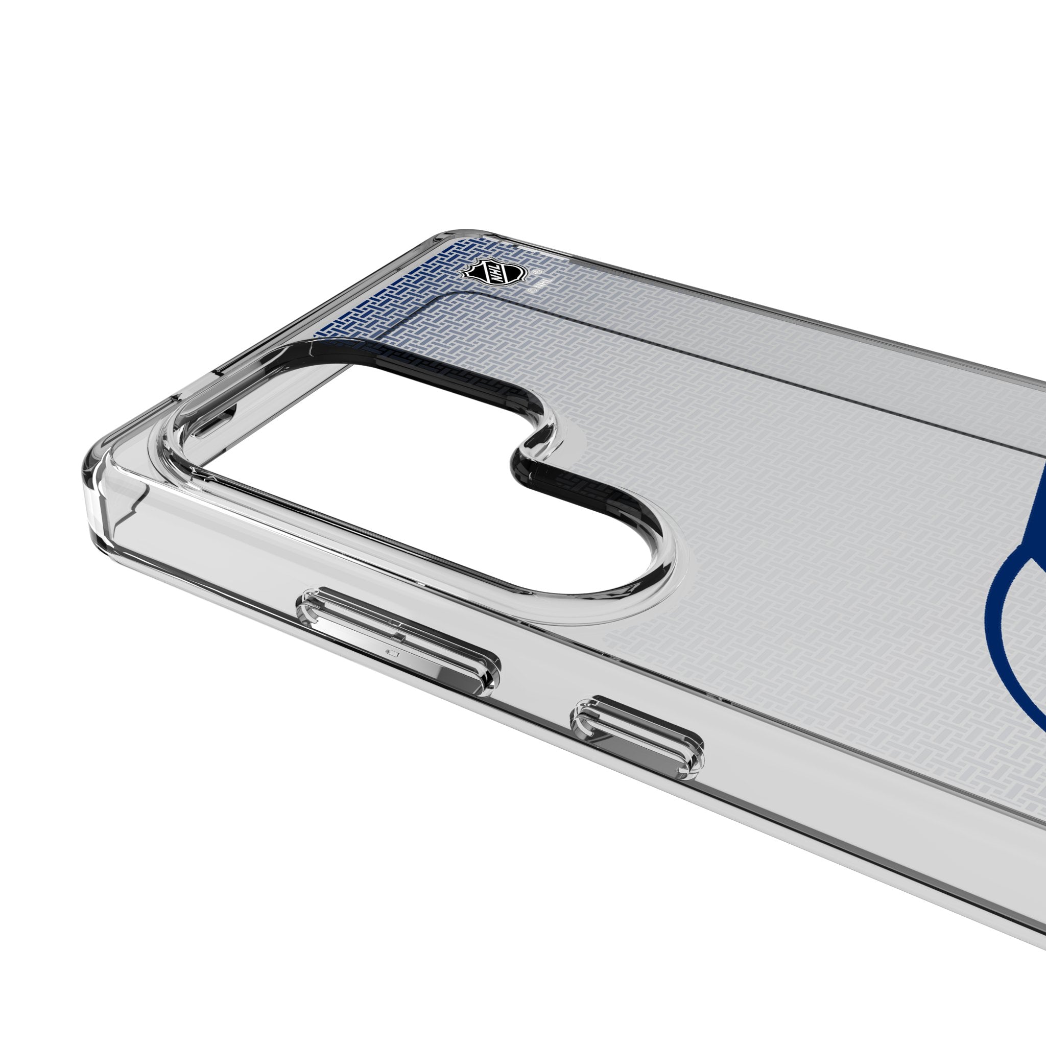 Tampa Bay Lightning Linen Clear Phone Case for Samsung Galaxy 3
