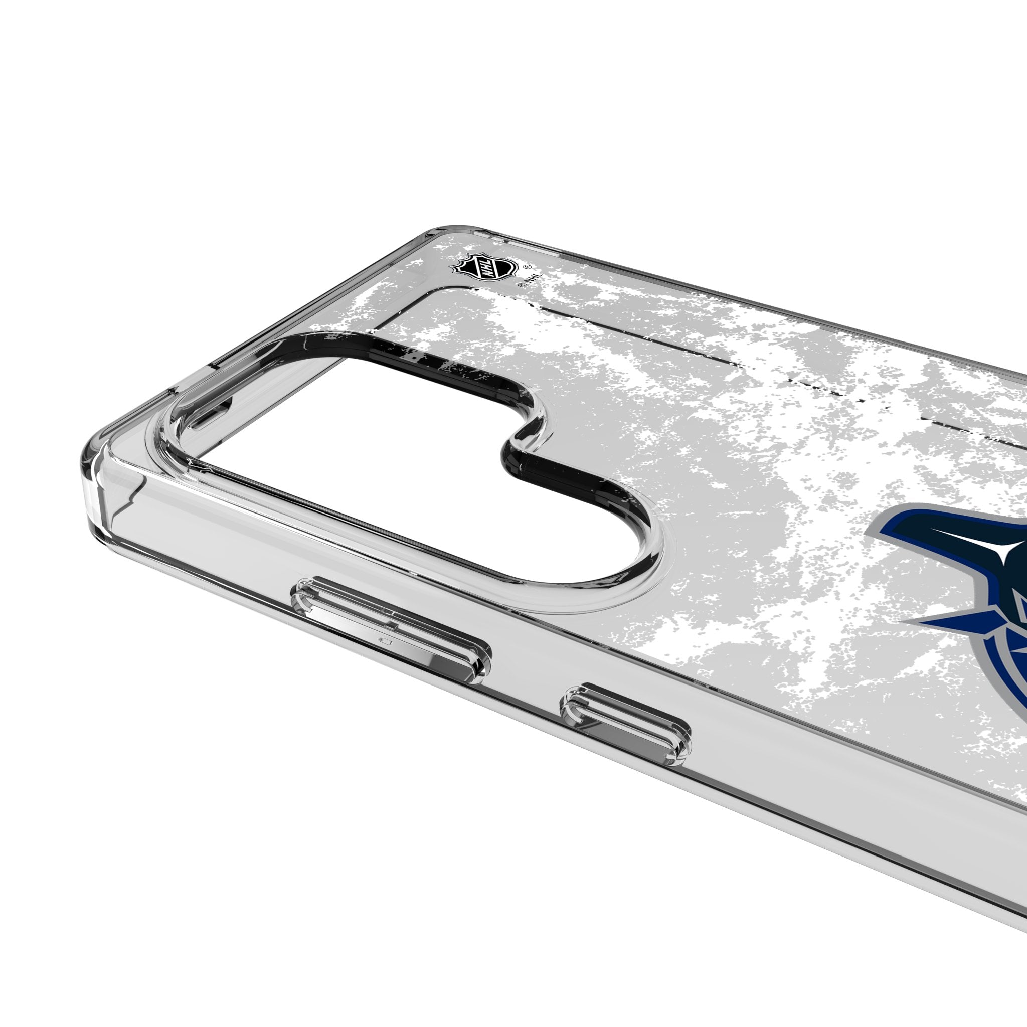 Vancouver Canucks Ice Stripe Clear Phone Case for Samsung Galaxy 3