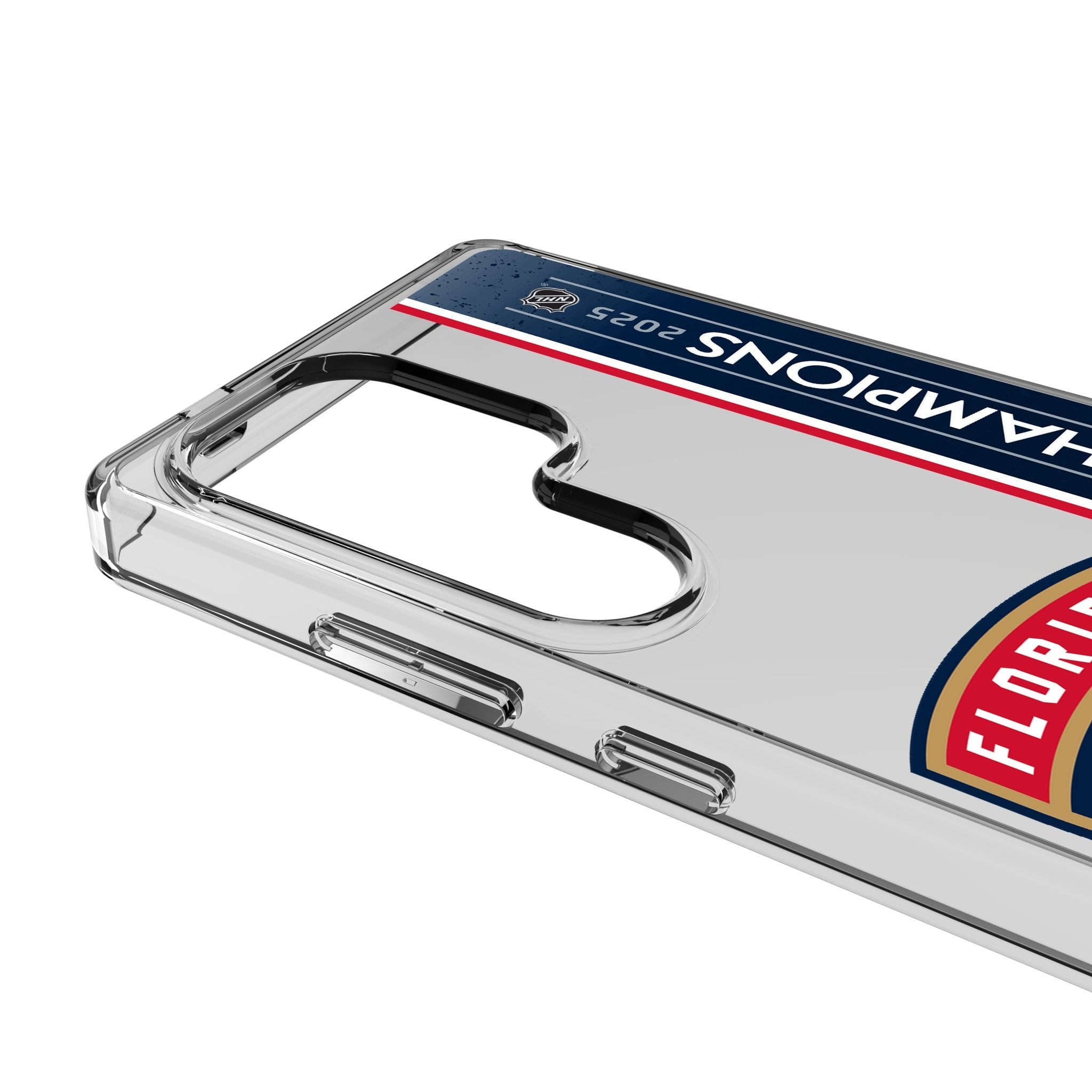 Florida Panthers 2025 Stanley Cup Clear Phone Case for Samsung Galaxy 3