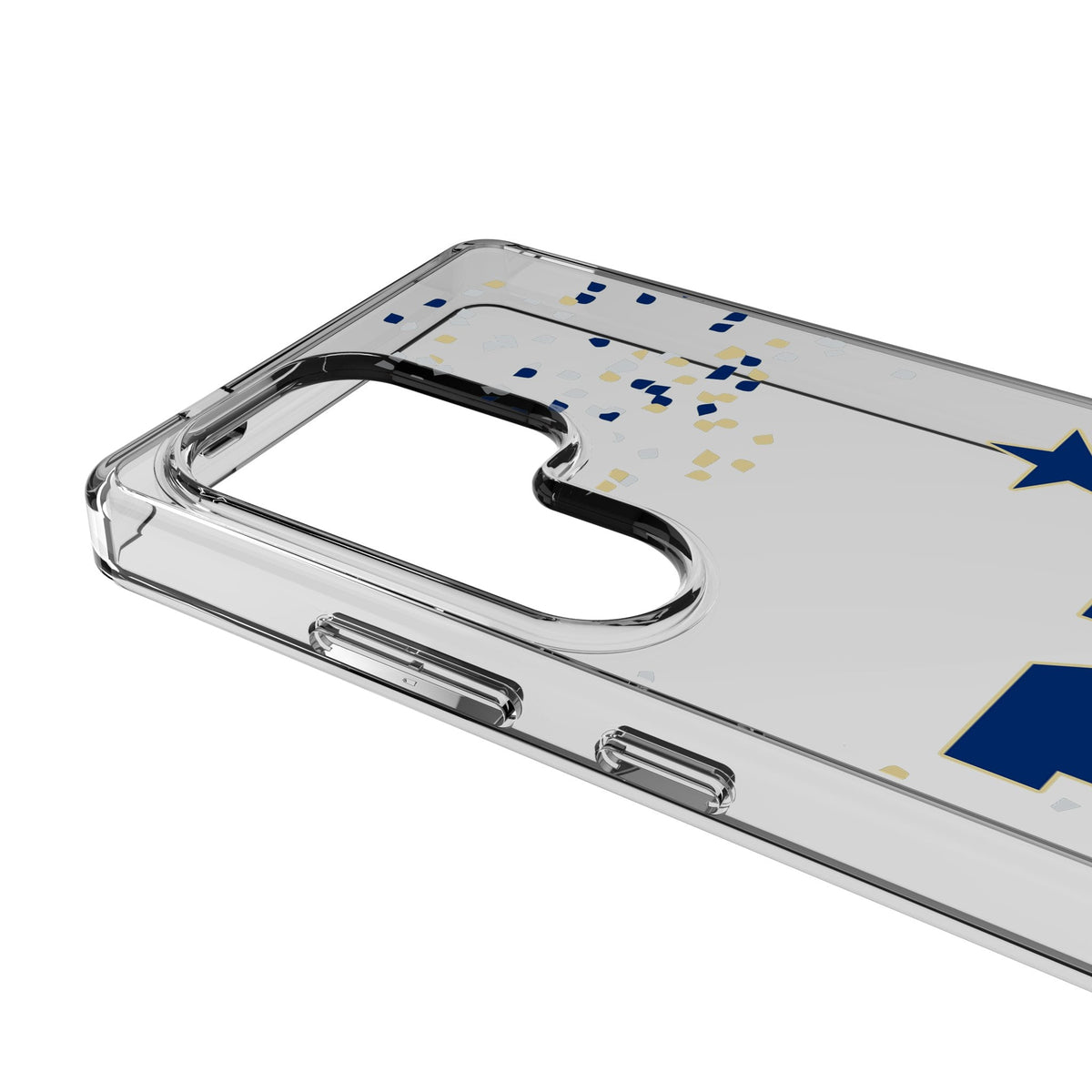 United State Naval Academy Midshipmen Confetti Clear Phone Case for Samsung Galaxy 3