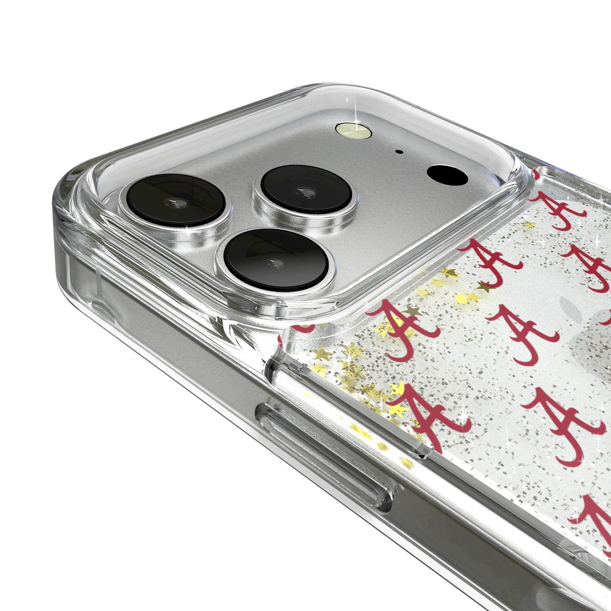 University of Alabama Crimson Tide Script A Fashion Pattern Glitter Phone Case for Apple iPhone 17 Series 3