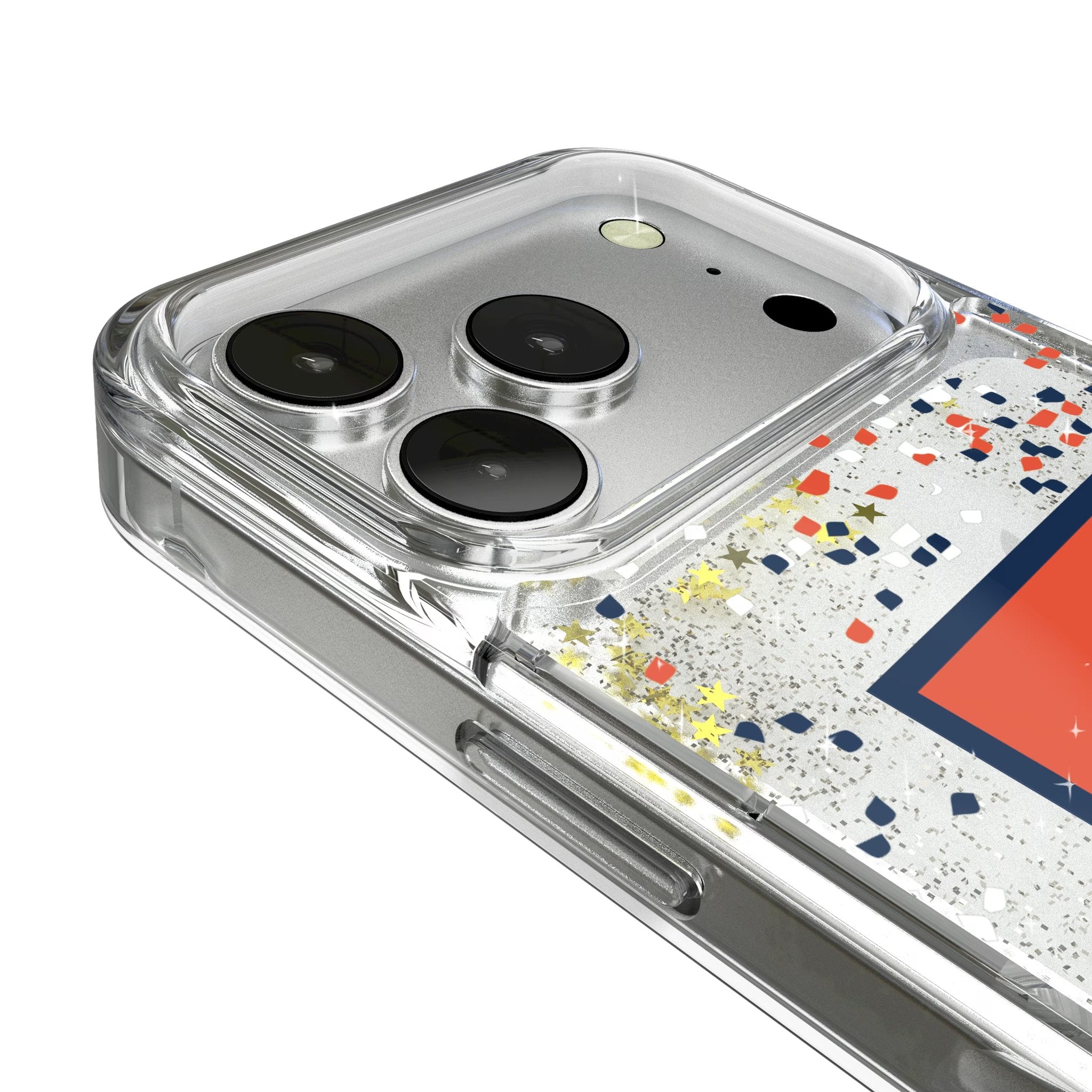 University of Illinois Fighting Illini Confetti Glitter Phone Case for Apple iPhone 17 Series 3