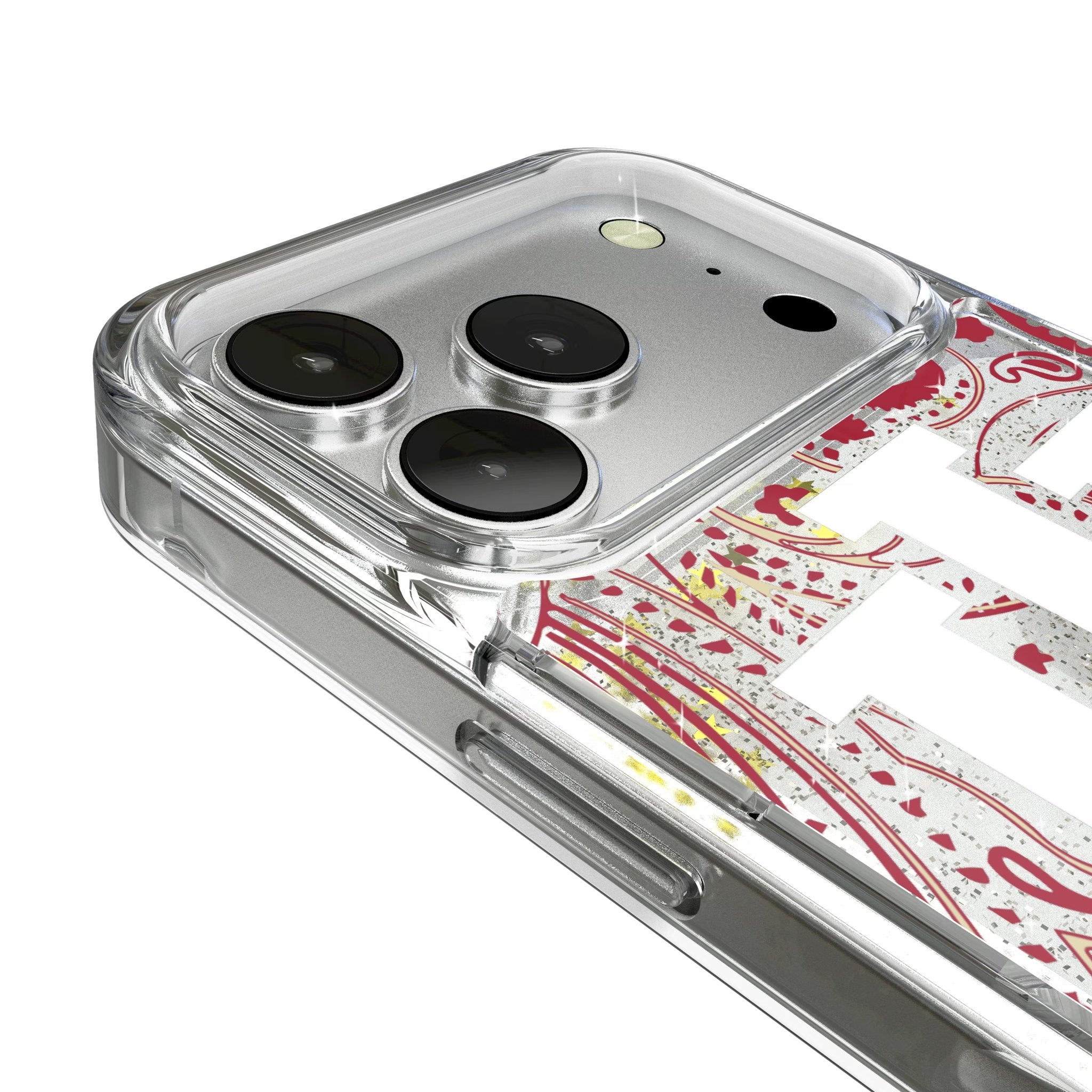Indiana University Hoosiers Paisley Glitter Phone Case for Apple iPhone 17 Series 3
