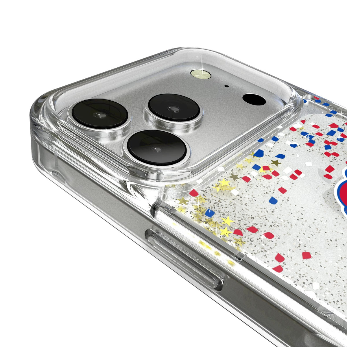 University of Kansas Jayhawks Confetti Glitter Phone Case for Apple iPhone 17 Series 3