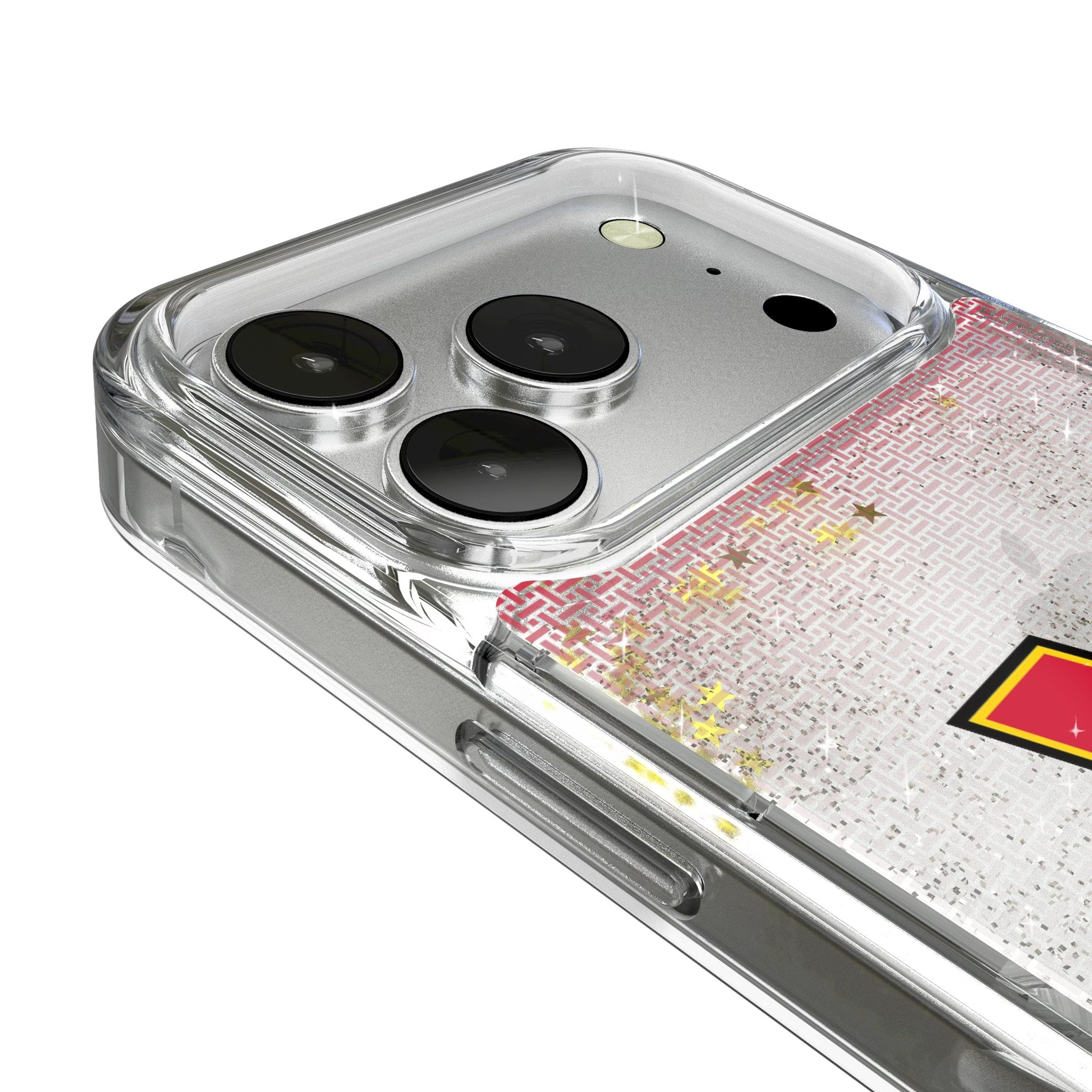 University of Maryland Terrapins Linen Glitter Phone Case for Apple iPhone 17 Series 3